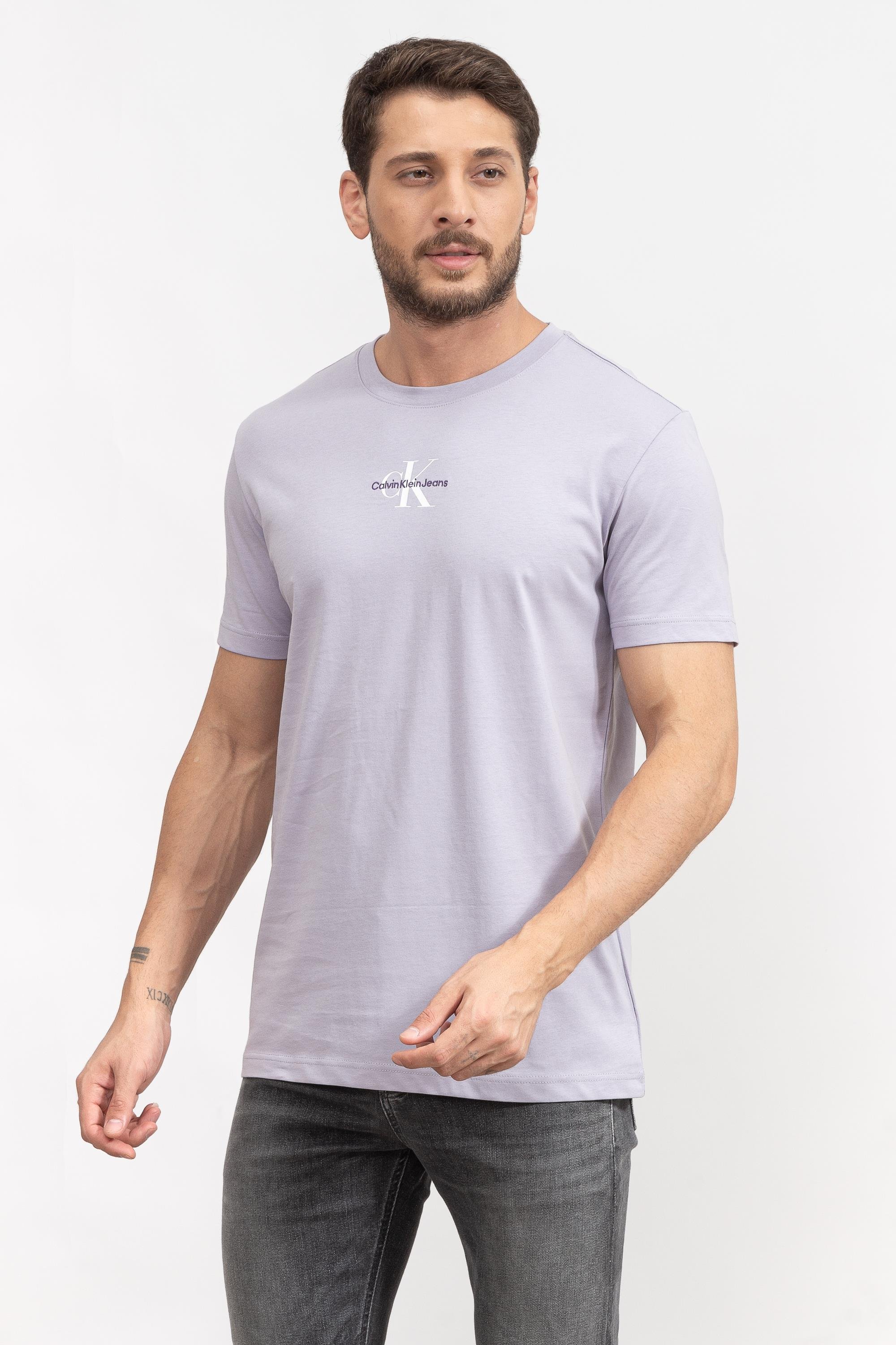 Calvin Klein Monologo Regular Erkek Bisiklet Yaka T-Shirt