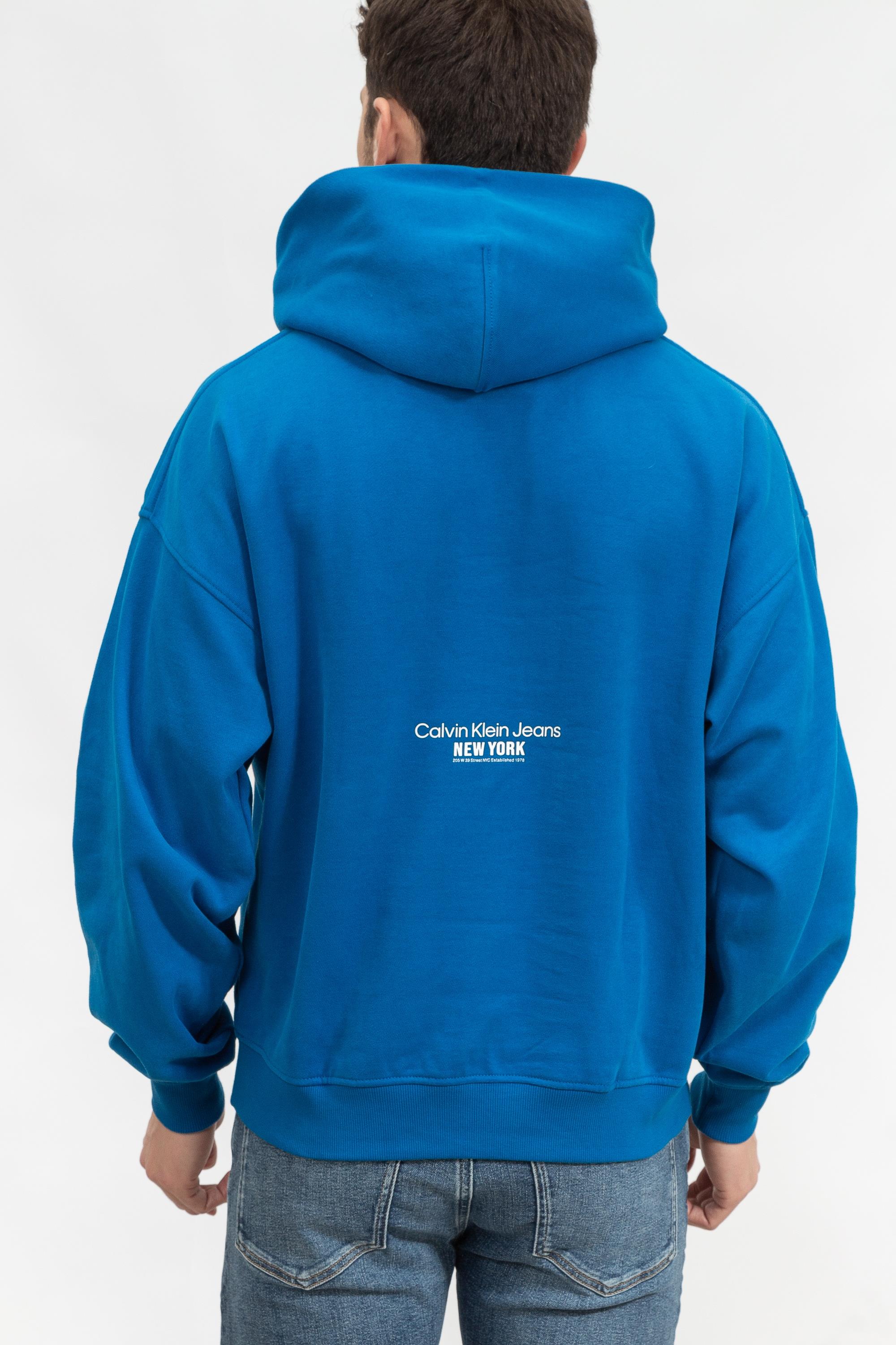 Calvin Klein Motion Floral Graphic Hoodie Erkek Kapüşonlu Sweatshirt