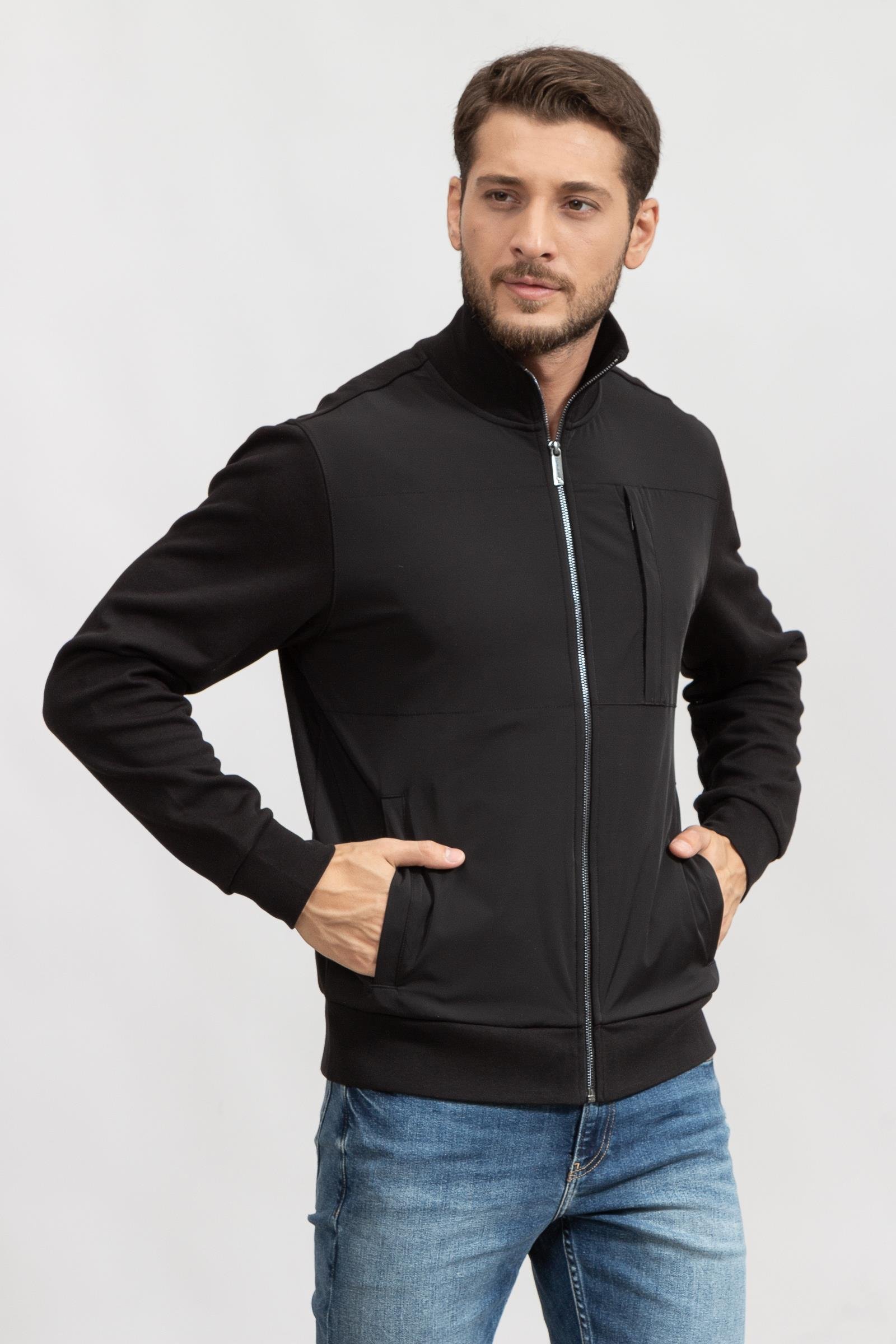 Calvin Klein Move 365 D1 Erkek Fermuarlı Sweatshirt