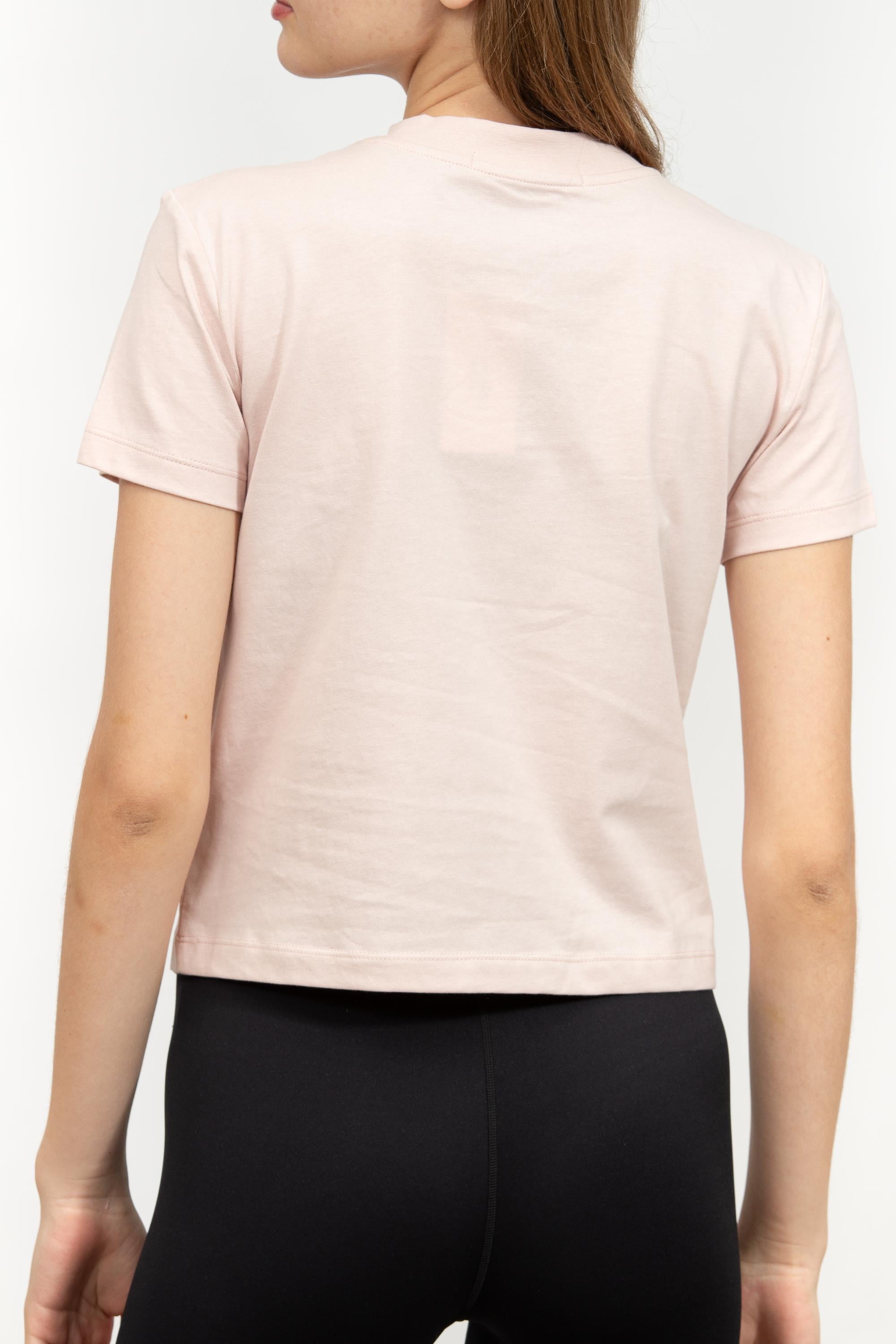 Calvin Klein Multi Placement Logo Baby Kadın Bisiklet Yaka T-Shirt