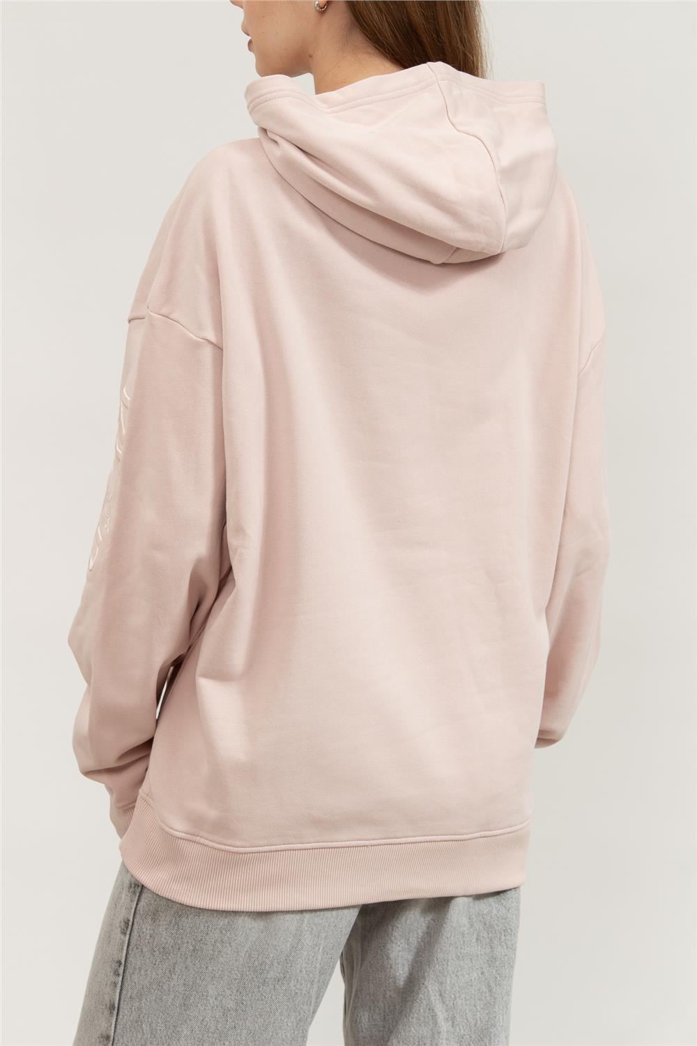 Calvin Klein Multi Placement Logo Kadın Kapüşonlu Sweatshirt