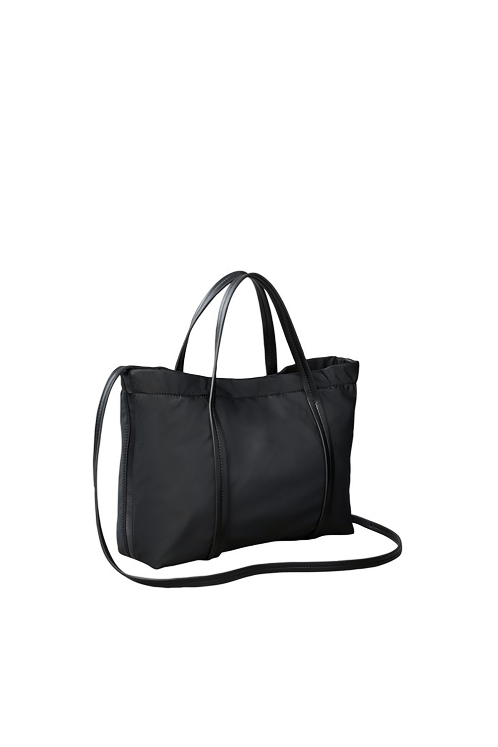 Calvin Klein Nylon Small Tote Crossbody Kadın Mini Omuz Çantası Siyah