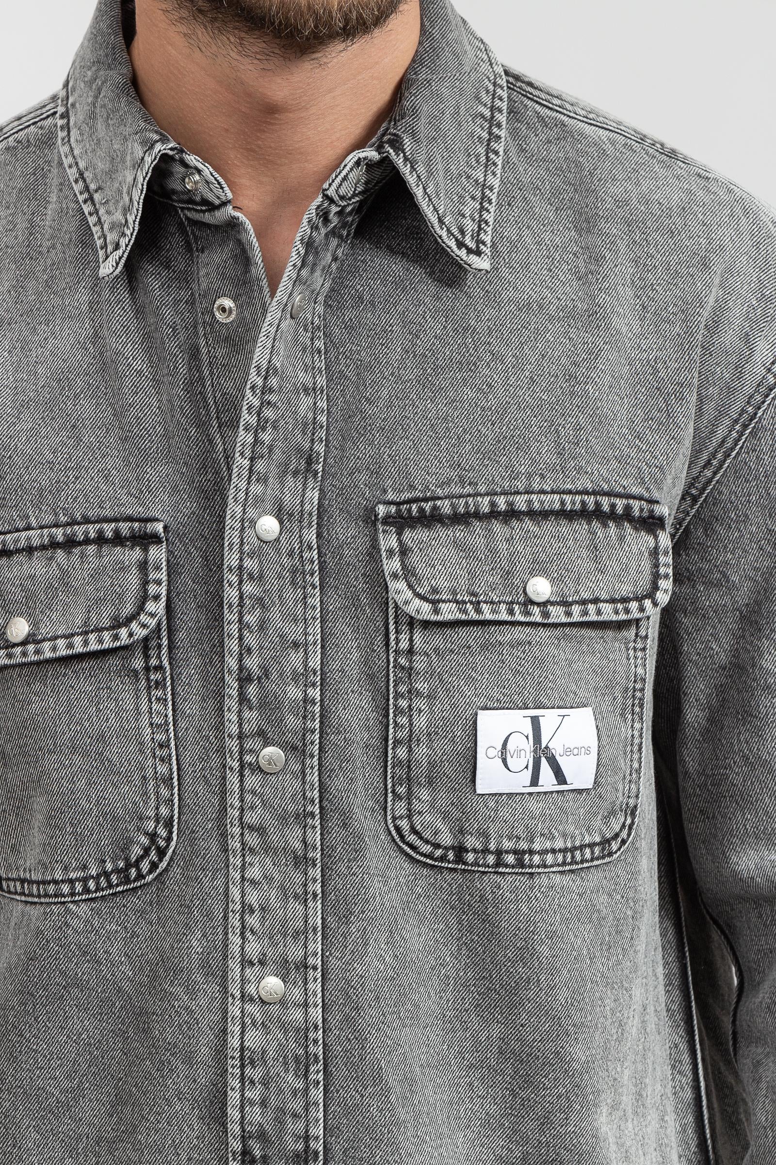 Calvin Klein Oversized Denim Erkek Gömlek