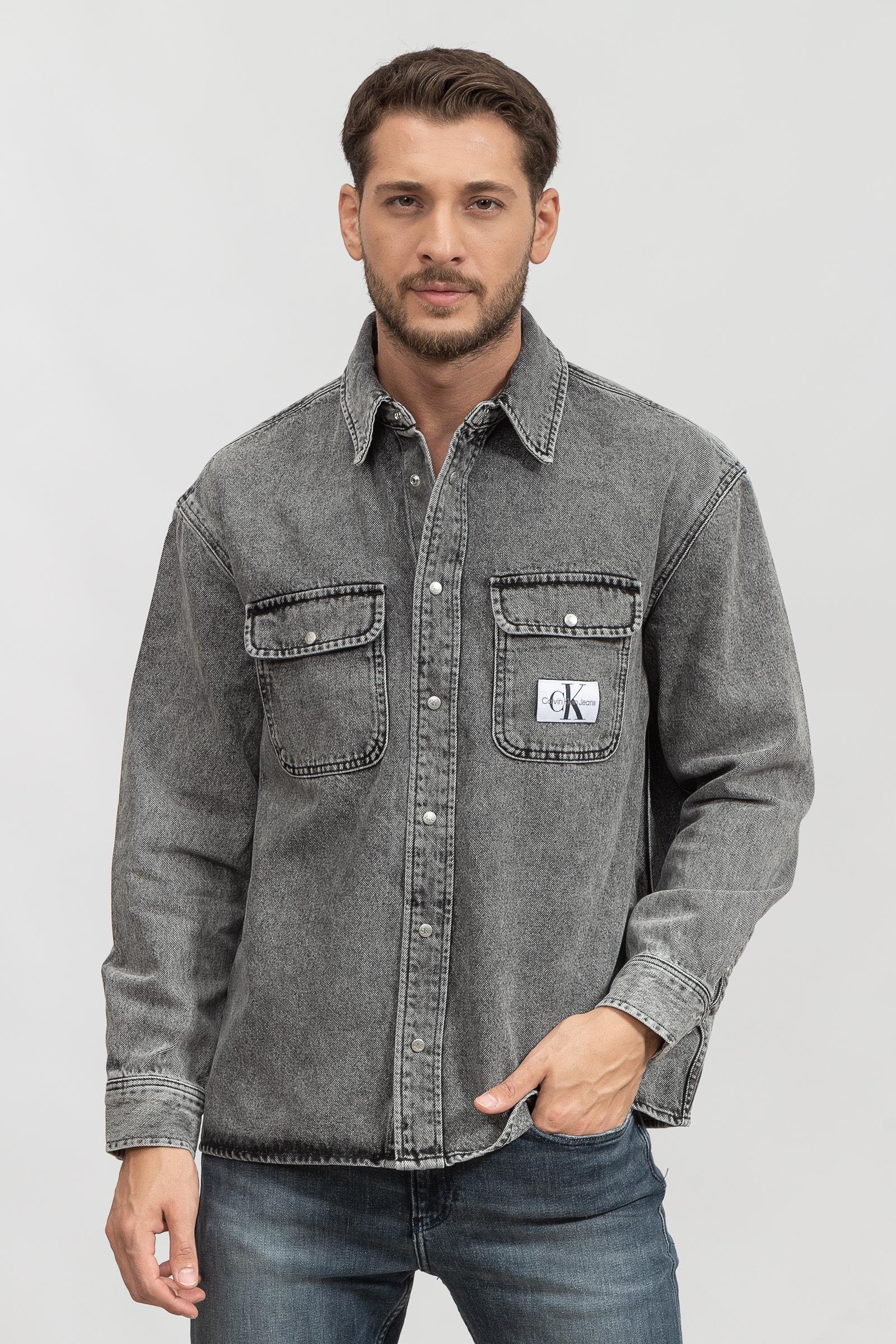 Calvin Klein Oversized Denim Erkek Gömlek