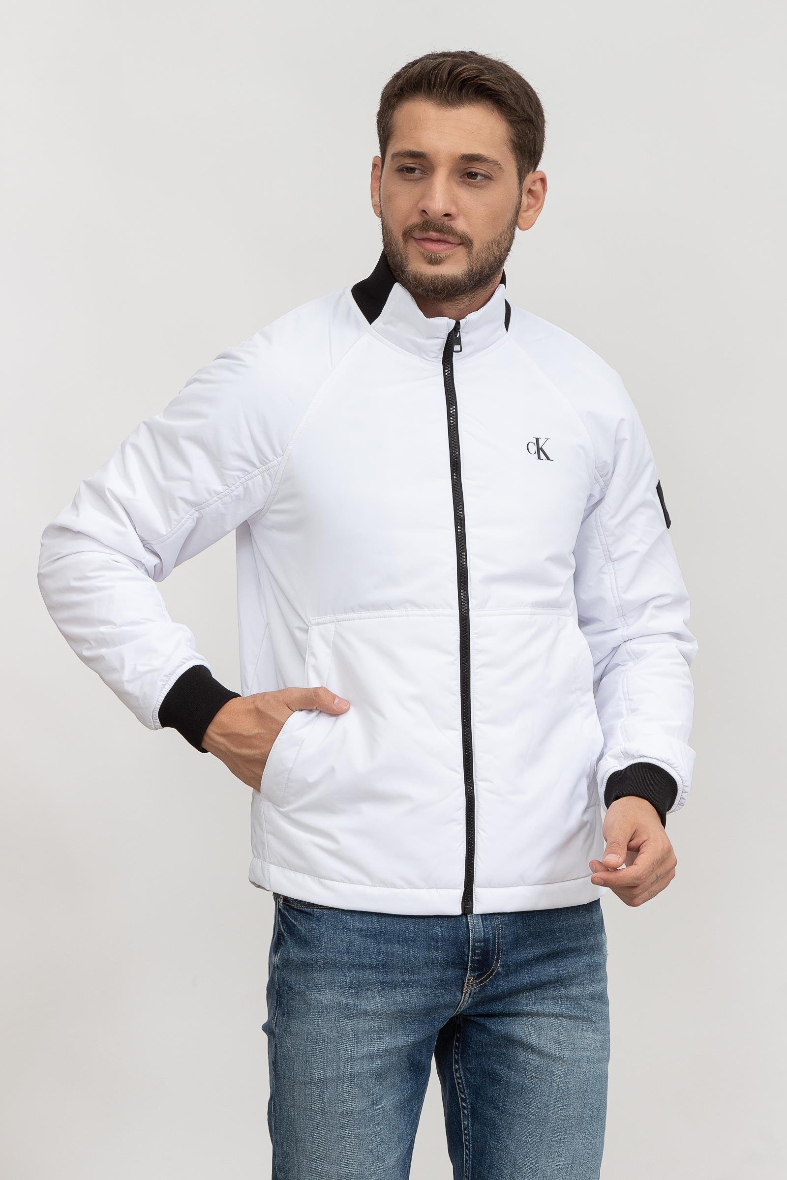 Calvin Klein Padded Harrington Erkek Mont