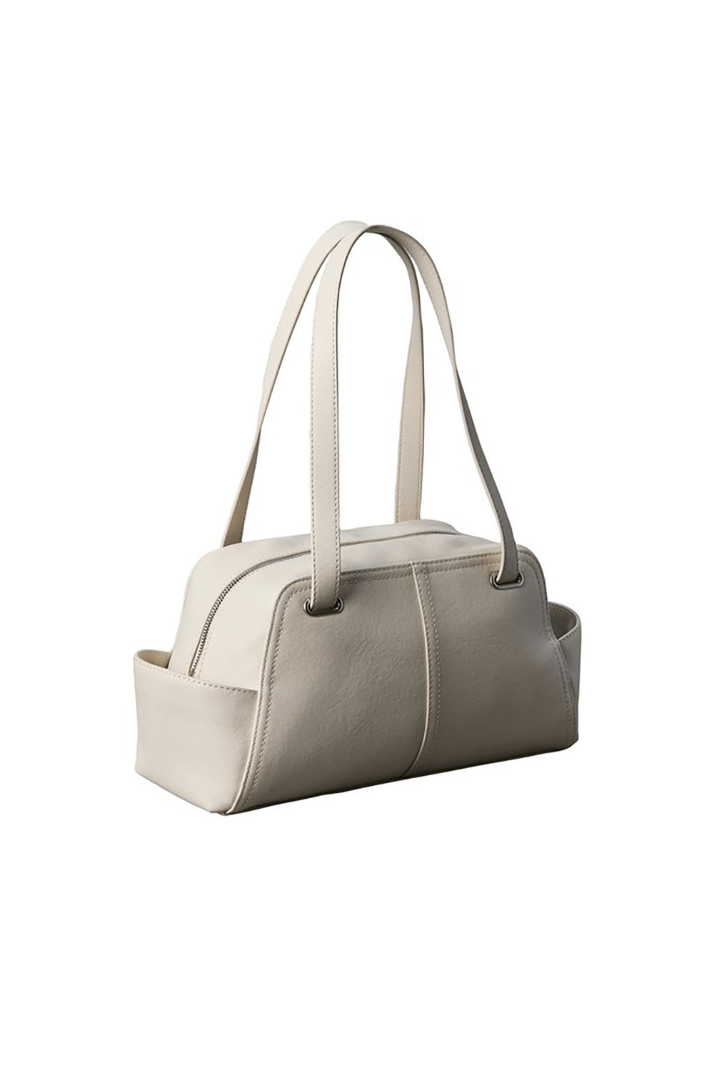 Calvin Klein Pockets Monologo Shoulder Bag Kadın Mini Omuz Çantası Bej