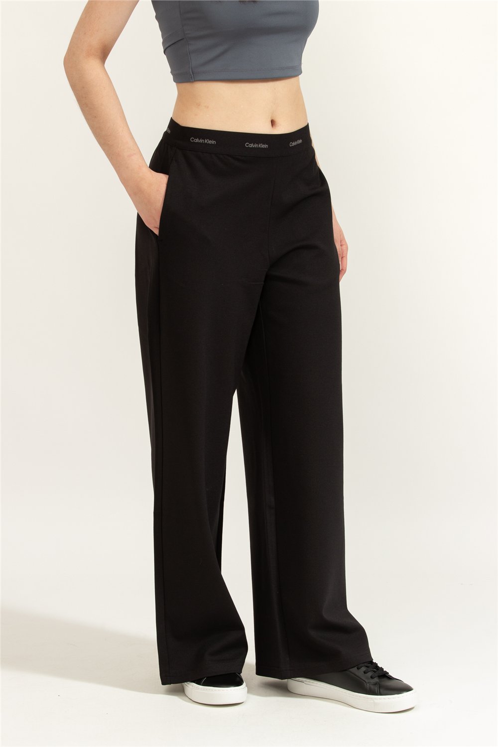 Calvin Klein Ponte Logo Wb Trouser Kadın Jogger Pantolon
