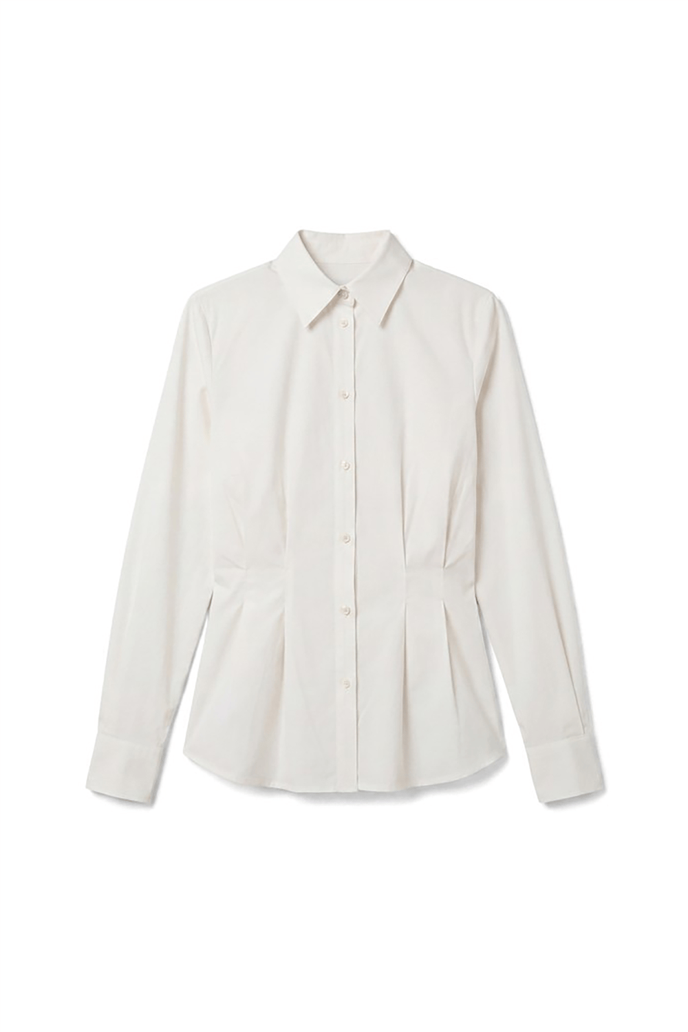 Calvin Klein Poplin Fitted Shirt Kadın Gömlek Beyaz