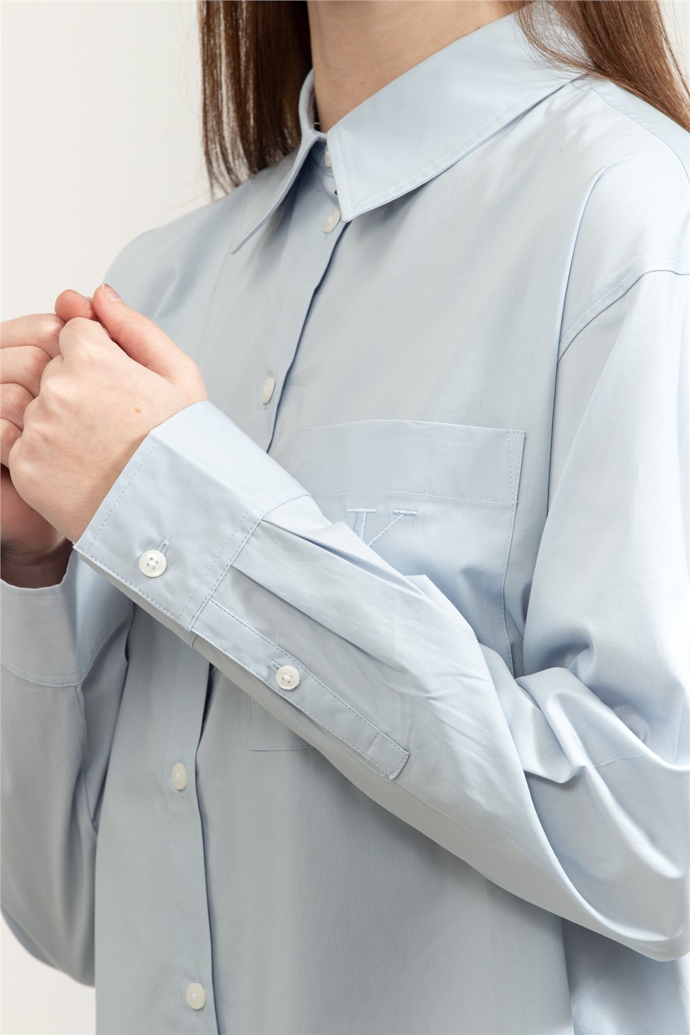 Calvin Klein Poplin Relaxed Shirt Kadın Gömlek