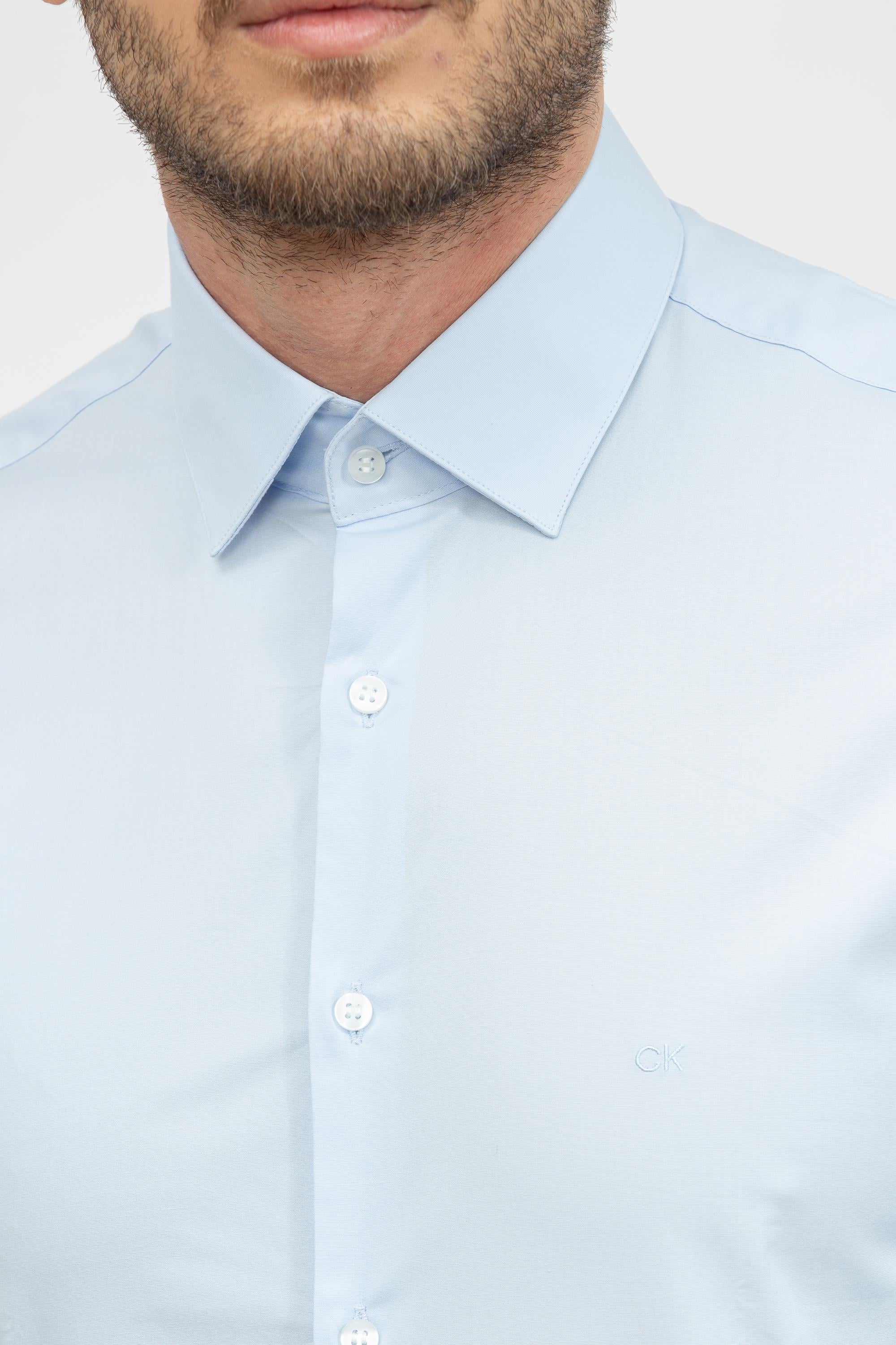 Calvin Klein Poplin Stretch Slim Erkek Gömlek