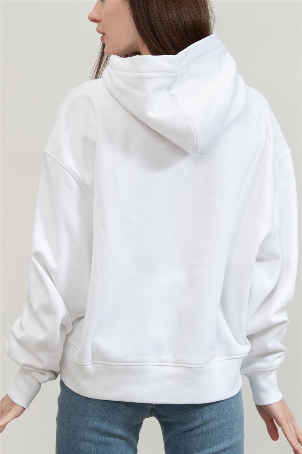 Calvin Klein Premium Monologo Kadın Kapüşonlu Sweatshirt