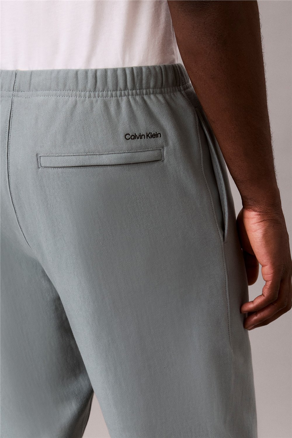 Calvin Klein Premium Terry Calvin Erkek Eşofman Altı Gri