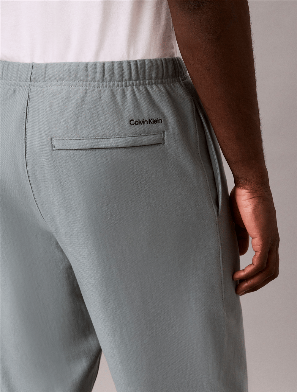 Calvin Klein Premium Terry Calvin Erkek Eşofman Altı Gri