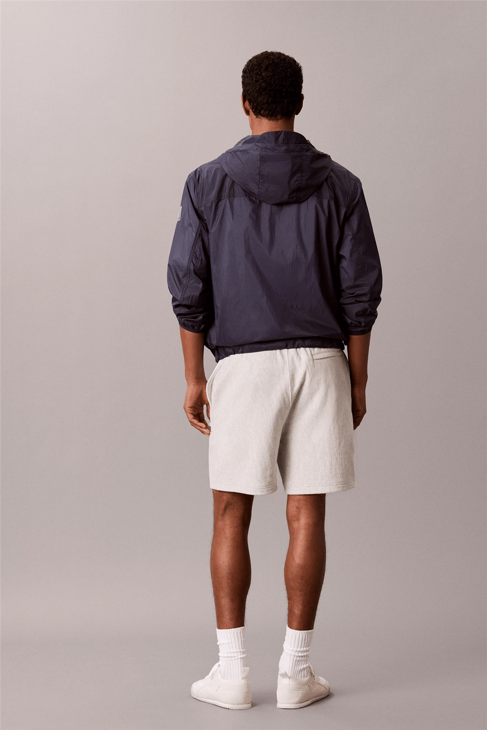 Calvin Klein Premium Terry Graphic Short Erkek Şort Beyaz