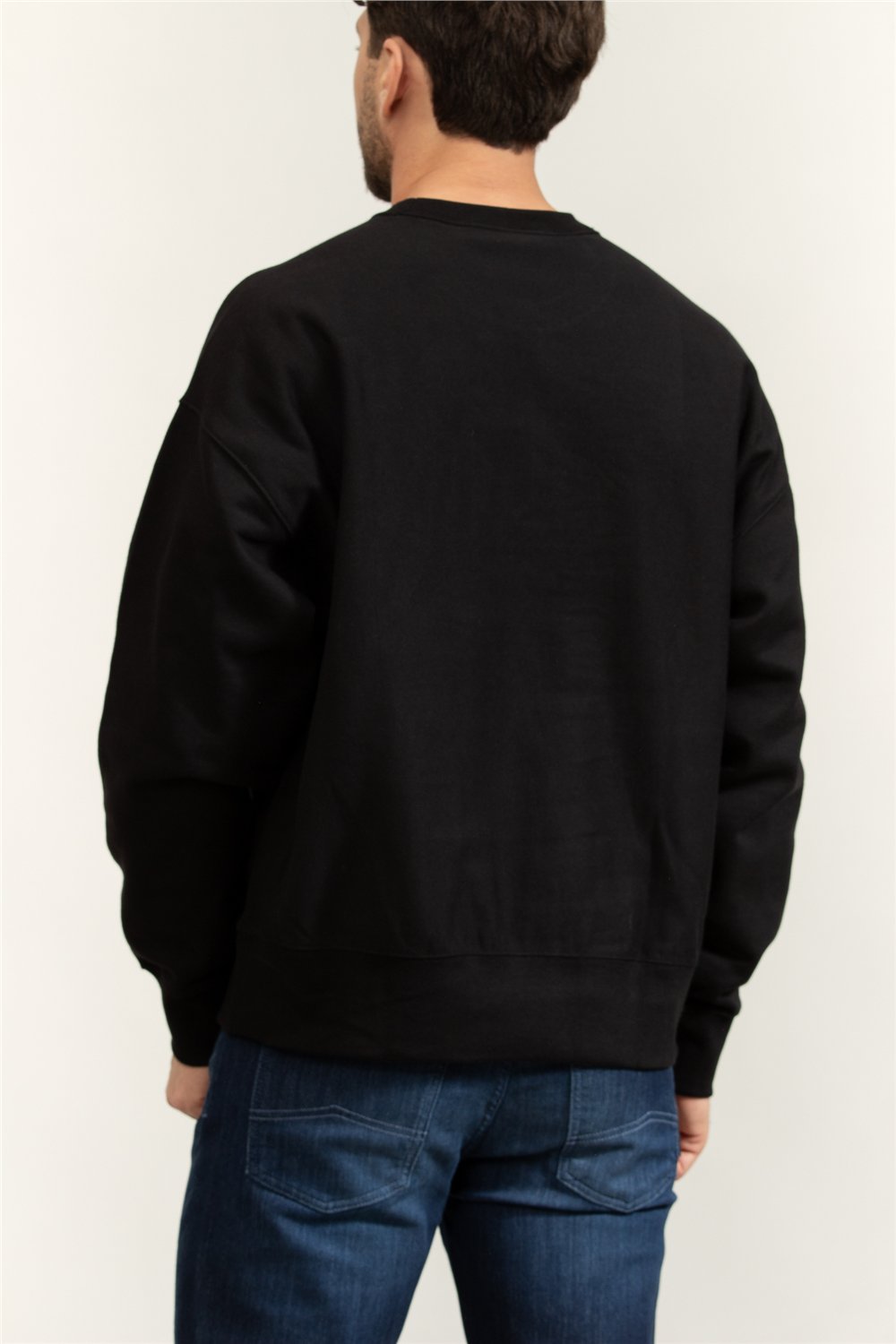 Calvin Klein Premium Tri-Color Monologo Cn Sw Erkek Bisiklet Yaka Sweatshirt