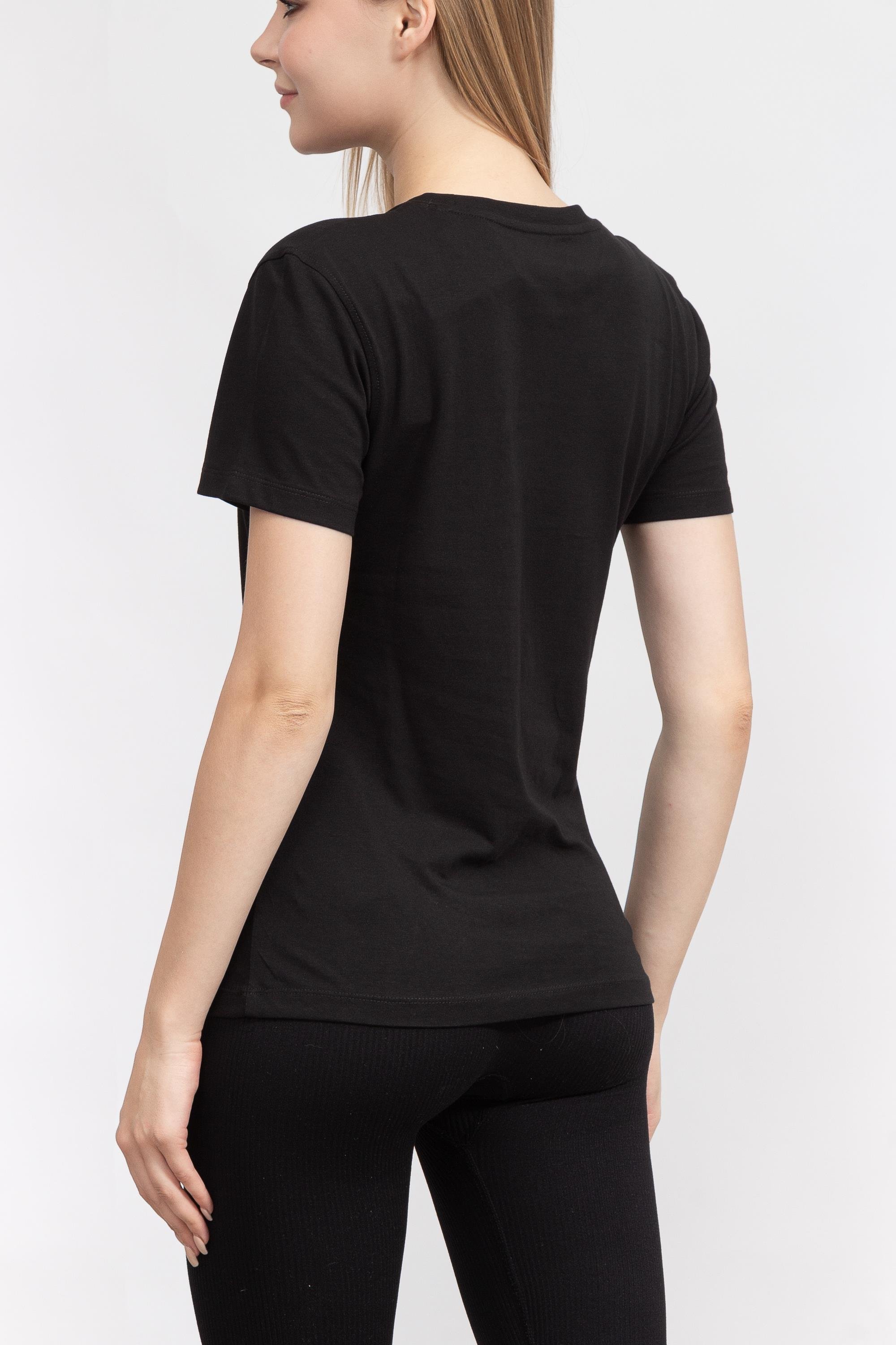 Calvin Klein Printed Box Slim Kadın Bisiklet Yaka T-Shirt