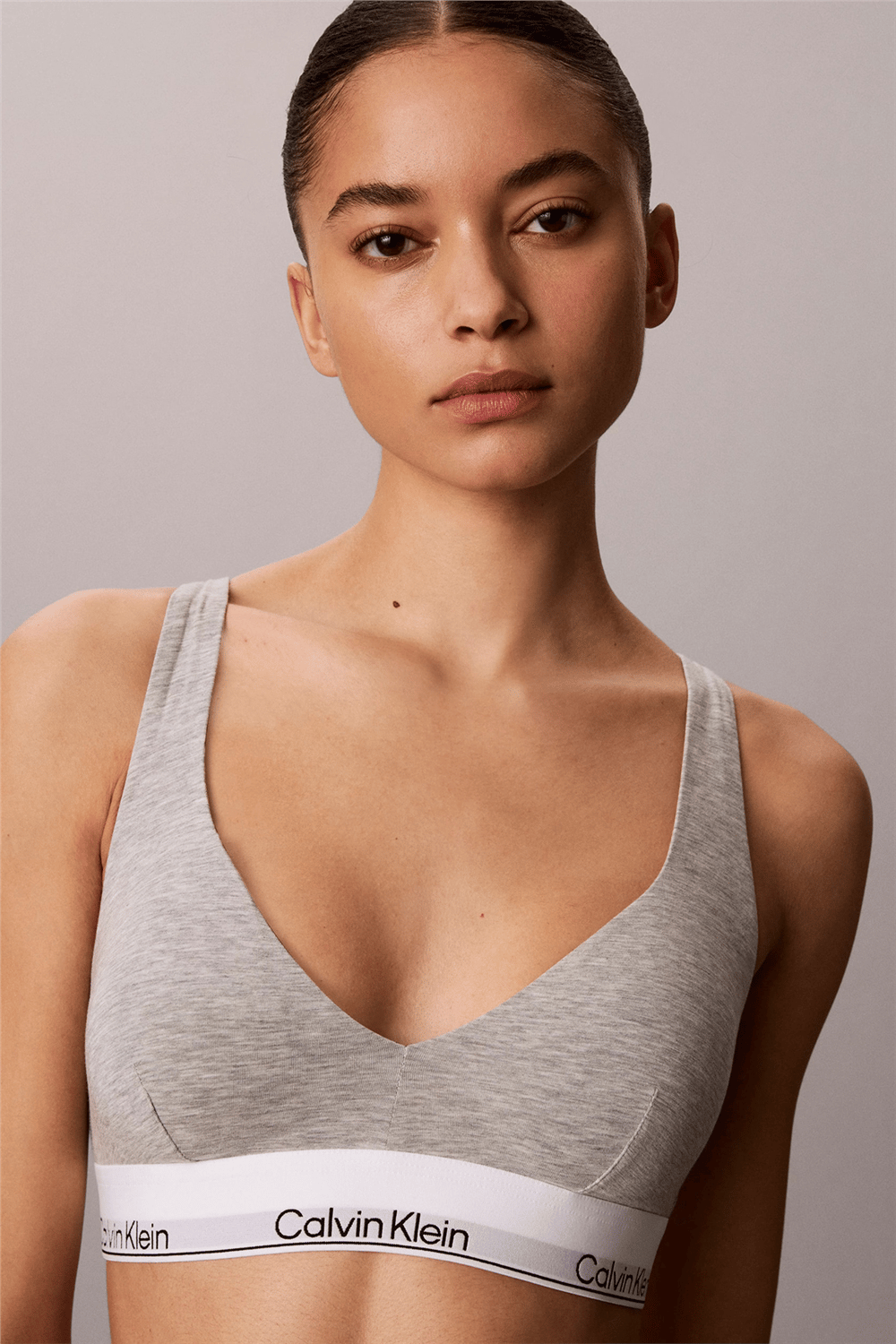 Calvin Klein Push Up Triangle Kadın Sütyen Gri