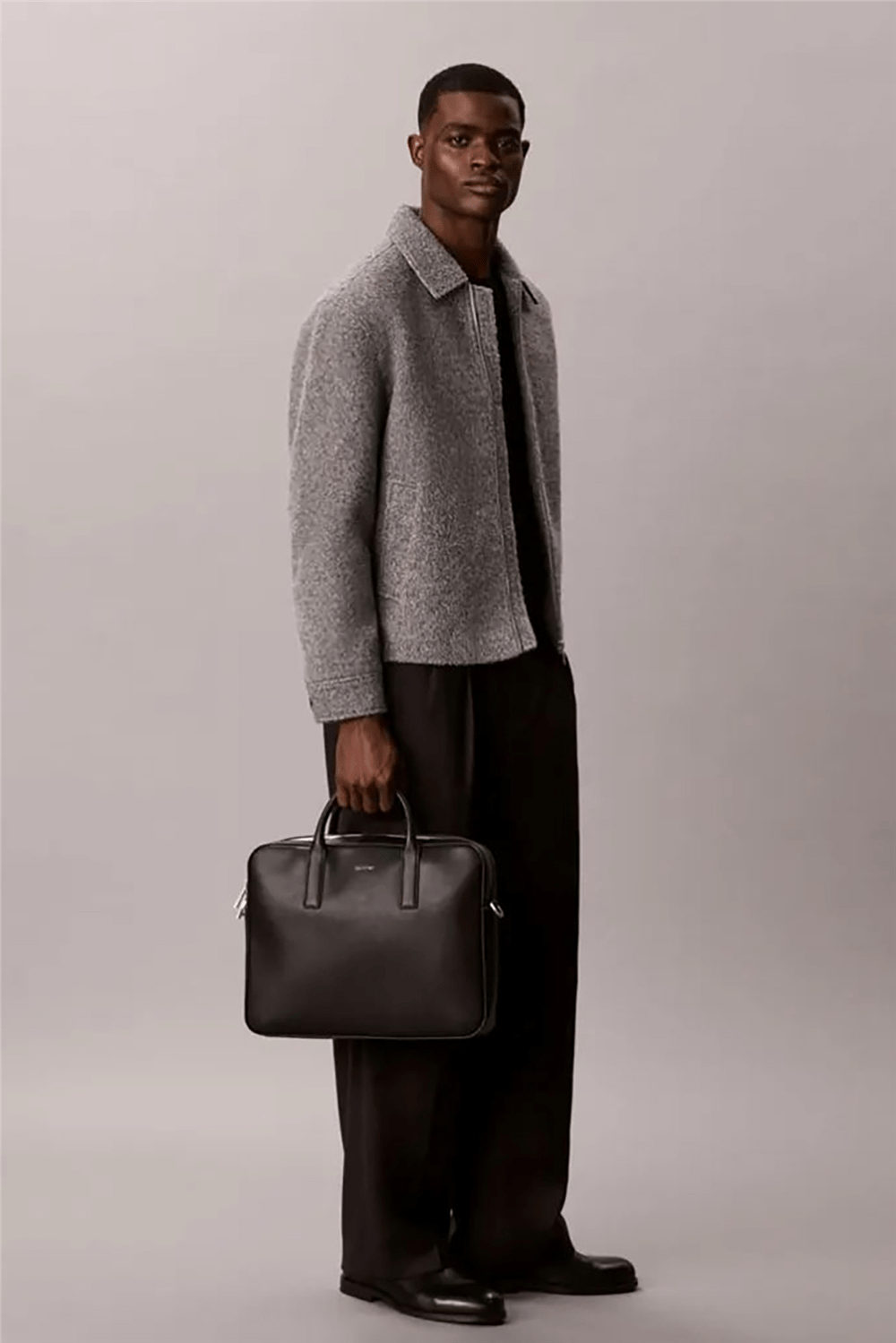Calvin Klein Raised Commuter Erkek Bilgisayar Çantası Siyah