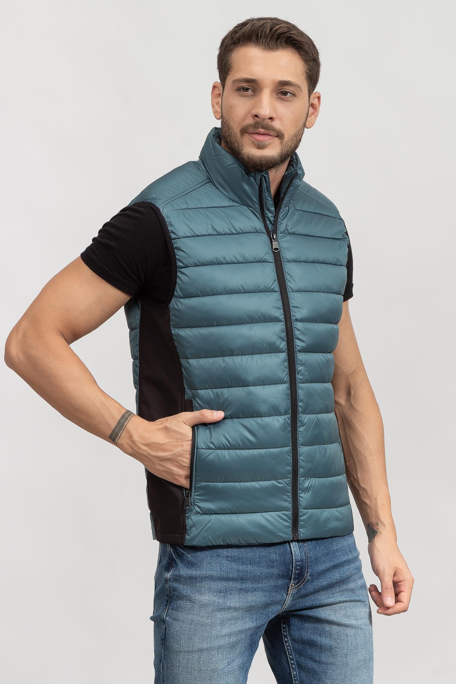 Calvin Klein Recycled Side Logo Erkek Yelek