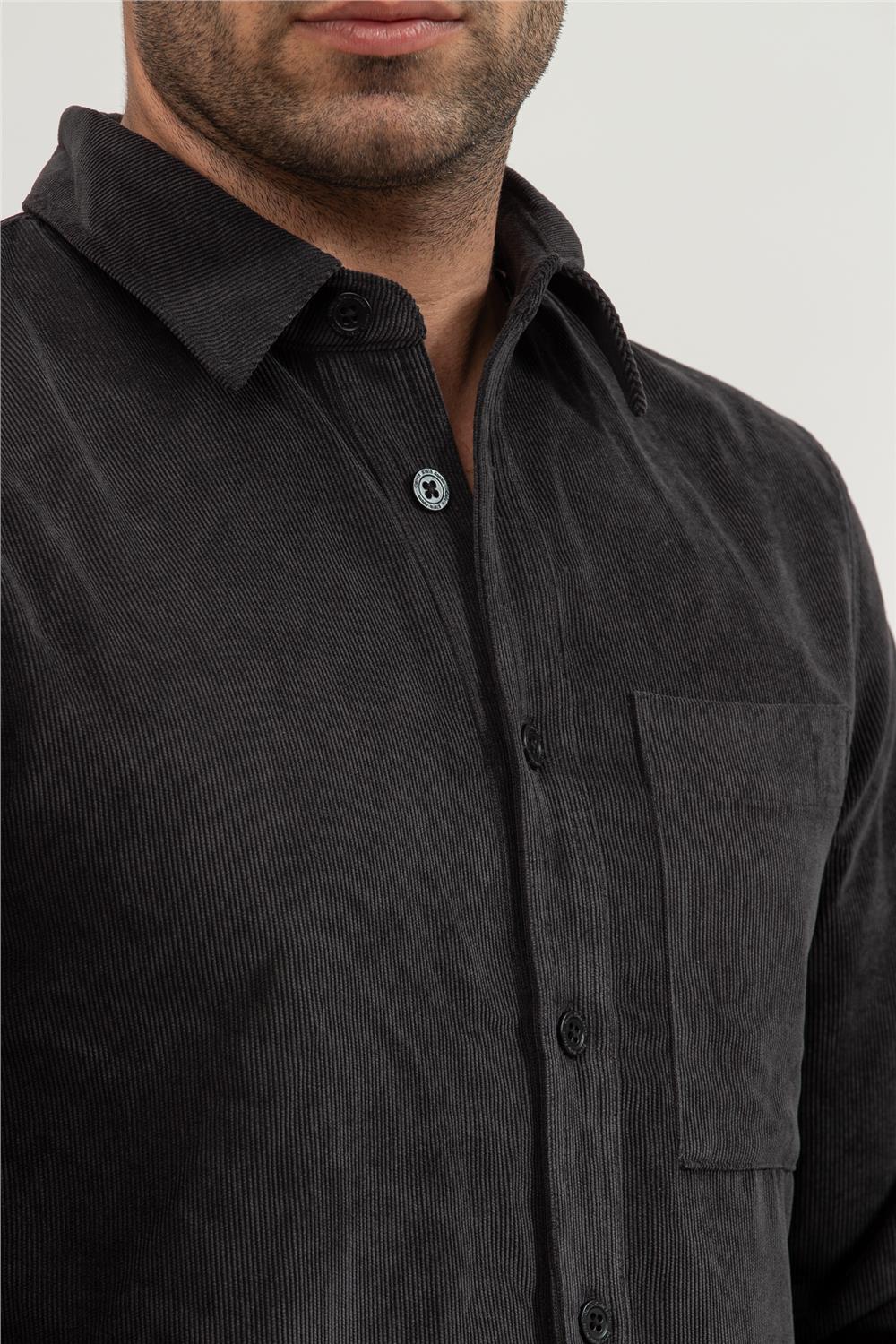 Calvin Klein Reg Fit Corduroy Erkek Gömlek