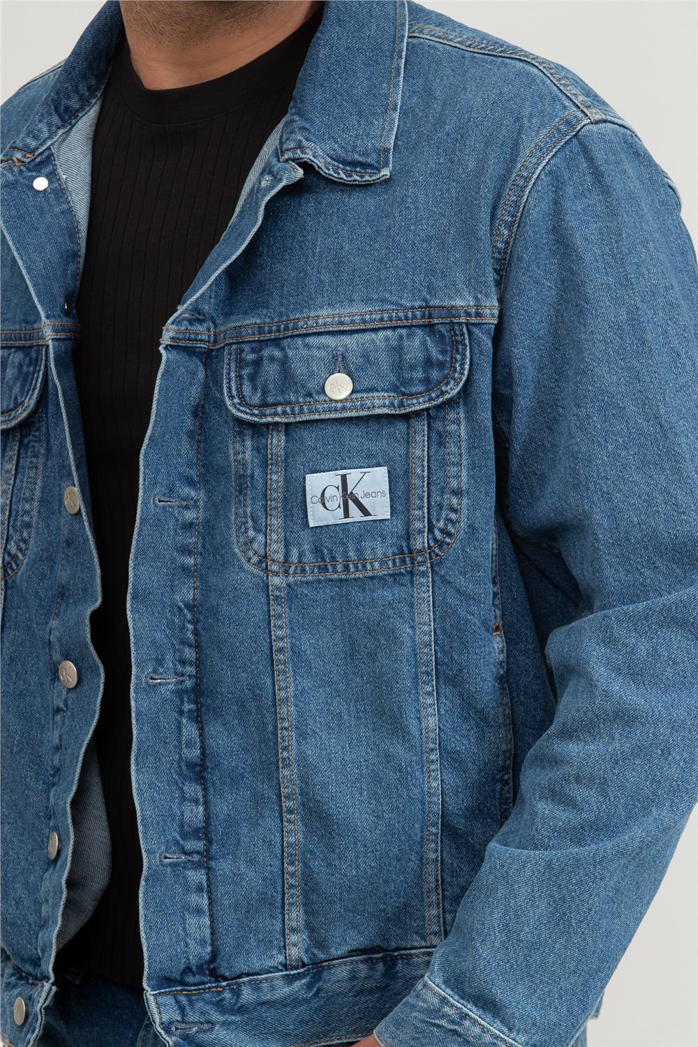 Calvin Klein Regular 90'S Denim Erkek Jean Ceket
