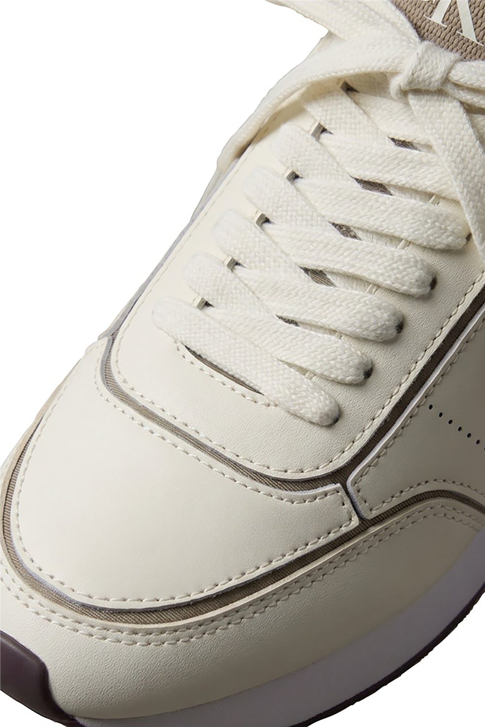Calvin Klein Retro Runner Sock Panl Lth Neo Kadın Sneaker Beyaz