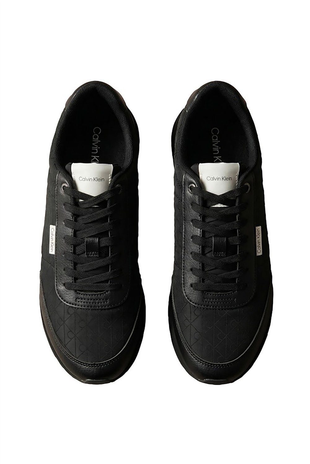 Calvin Klein Retro Runner T Lth Aop Ny Erkek Sneaker Siyah