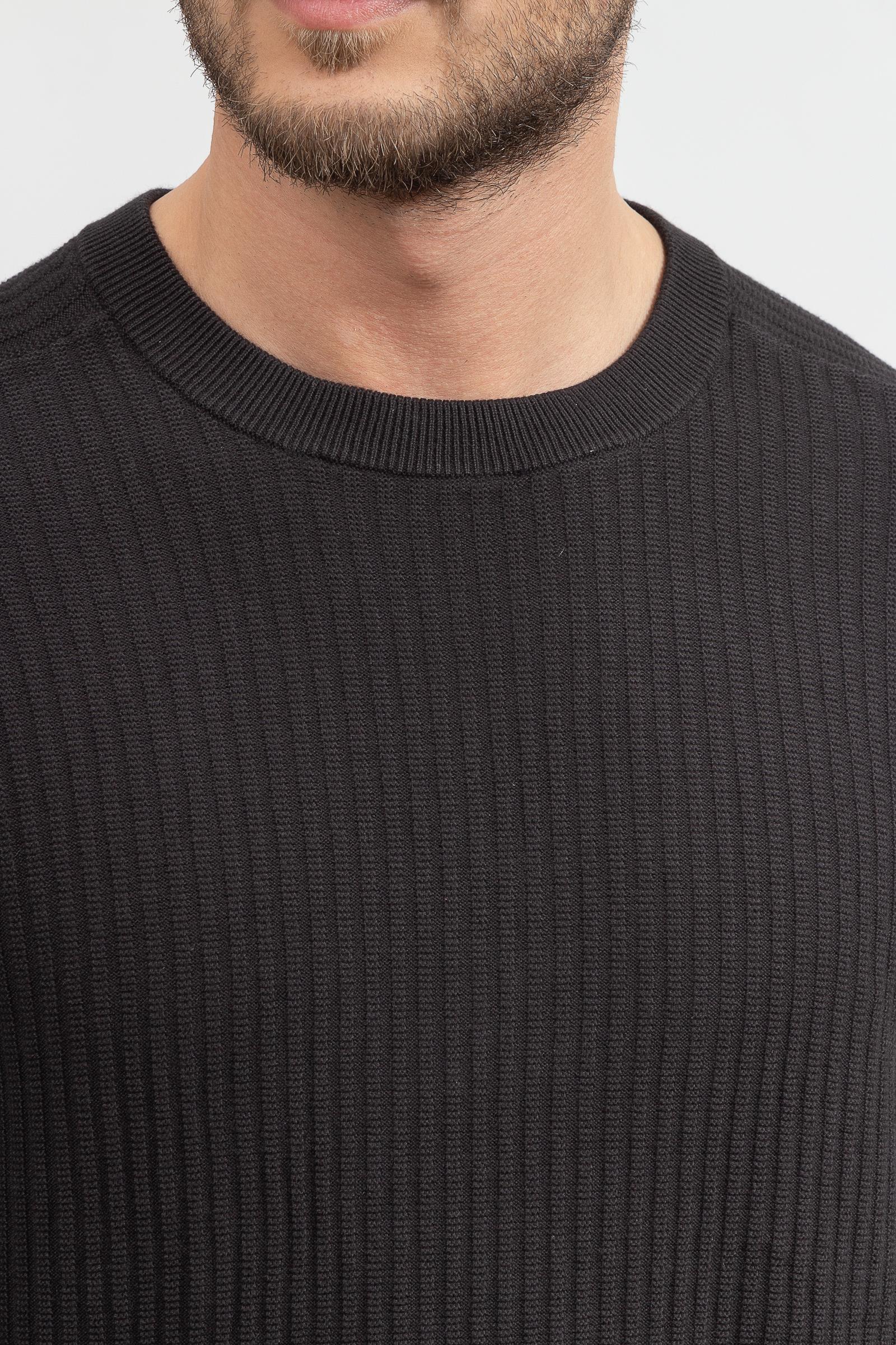 Calvin Klein Reversed Ottoman Texture Sweater Erkek Triko