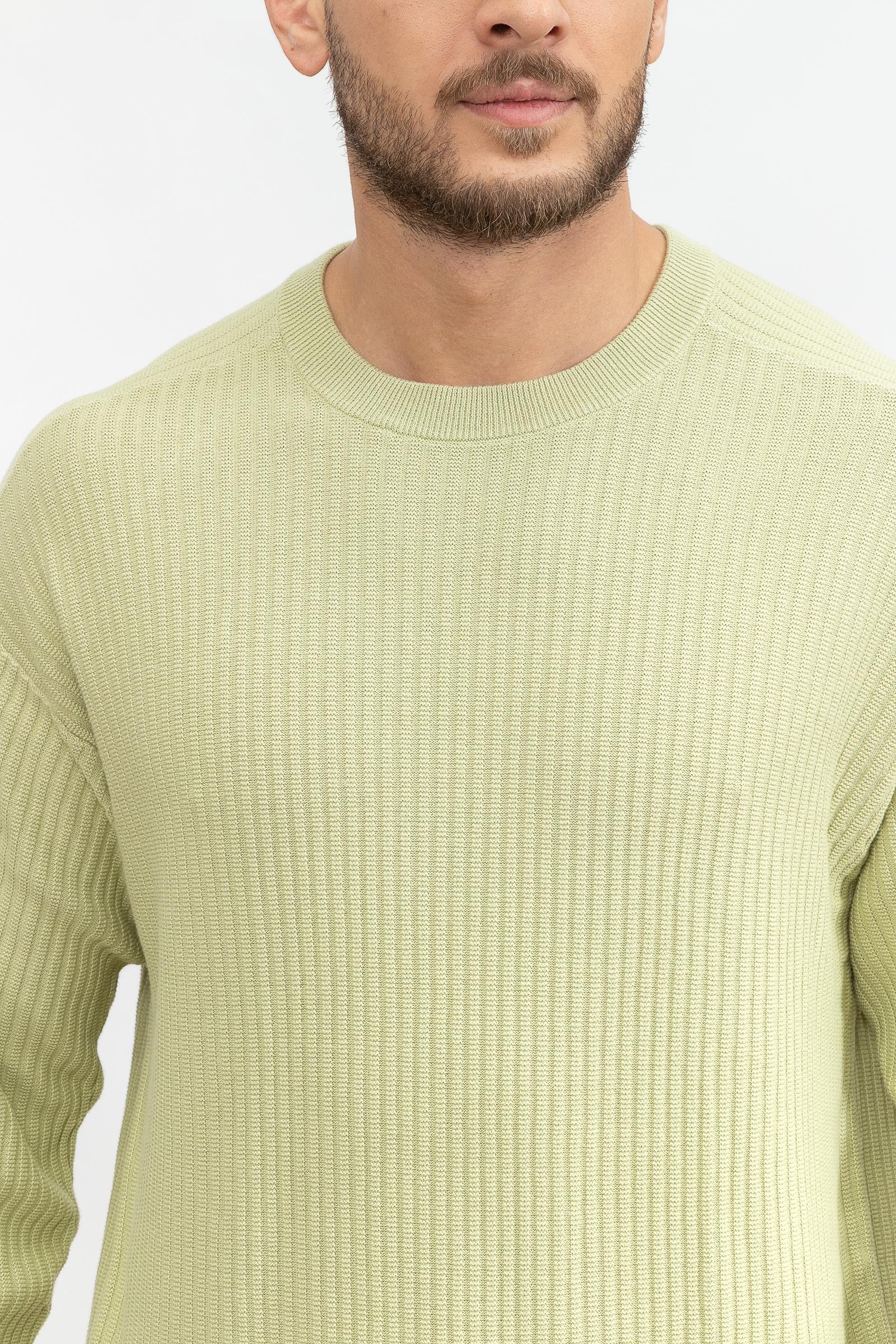 Calvin Klein Reversed Ottoman Texture Sweater Erkek Triko