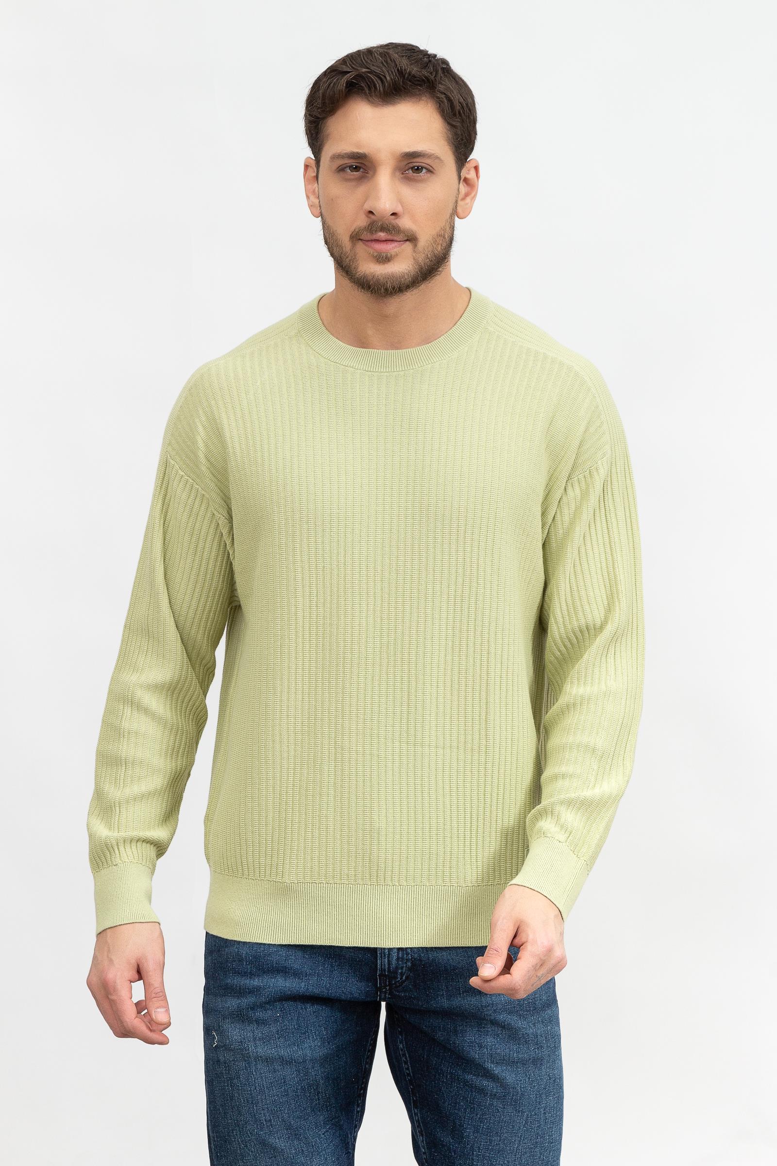 Calvin Klein Reversed Ottoman Texture Sweater Erkek Triko