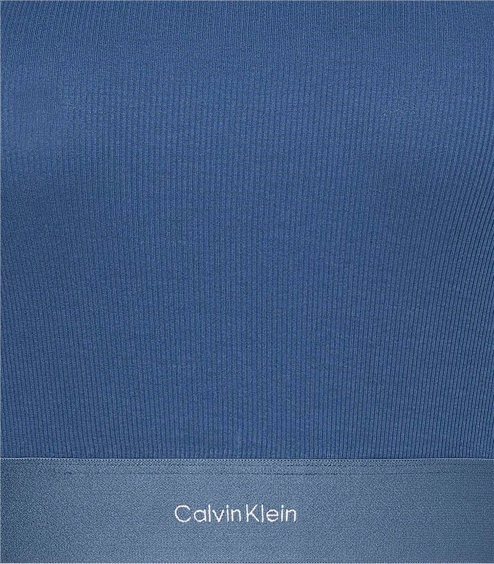 Calvin Klein Rib Cropped Ls Top Kadın Pijama Üstü