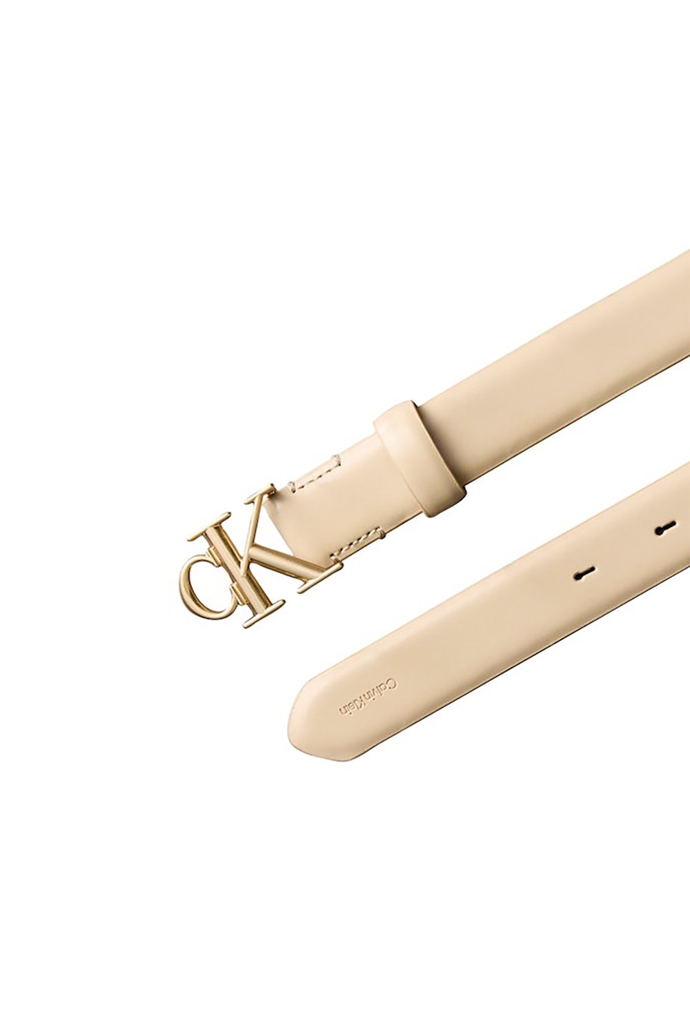Calvin Klein Round Ck Buckle 30Mm Belt Smooth Kadın Kemer