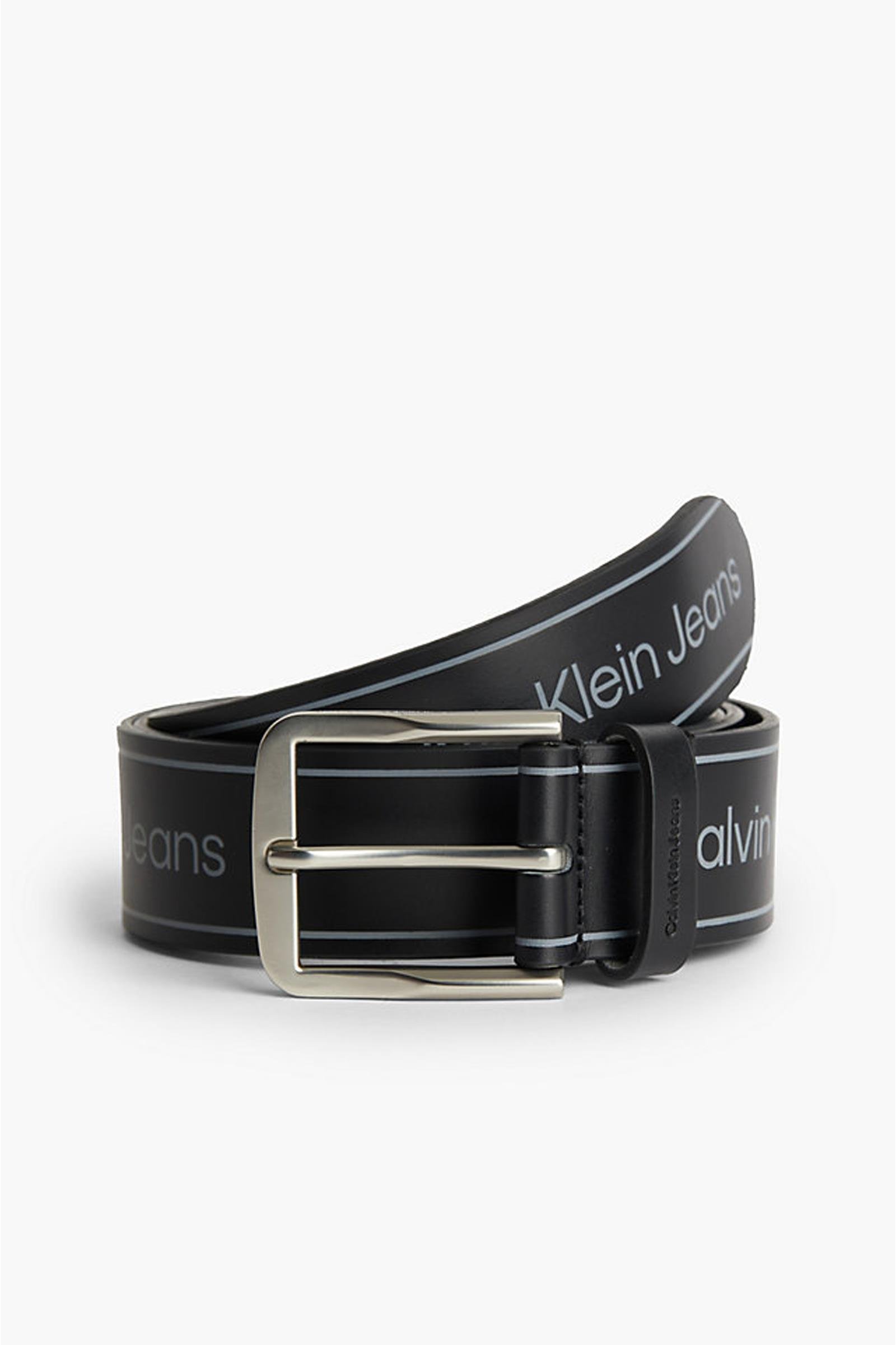 Calvin Klein Round Classic Belt Aop 40Mm Erkek Kemer