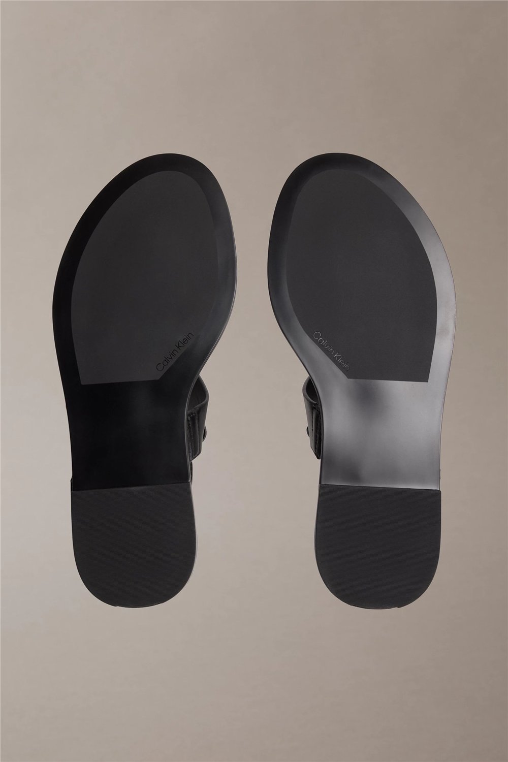 Calvin Klein Round Flat Sndl Thon Kadın Sandalet Siyah