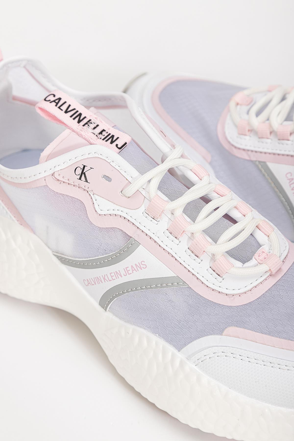 Calvin Klein Runner Sneaker Laceup Pu-Ny Kadın Sneaker