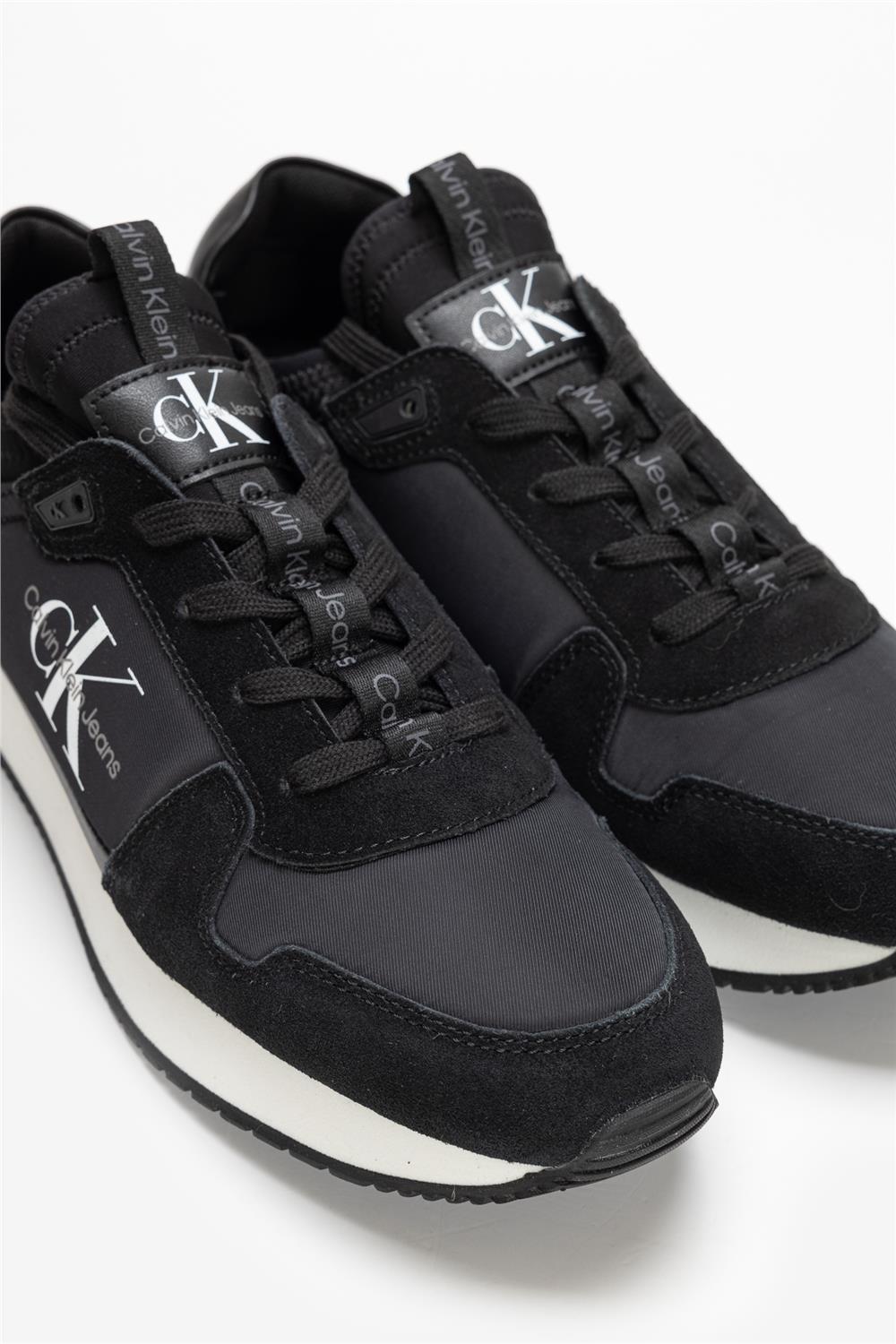 Calvin Klein Runner Sock Laceup Ny-Lth Erkek Sneaker