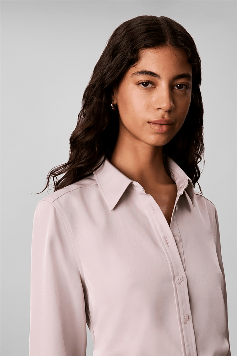 Calvin Klein Satin Twill Shirt Kadın Gömlek