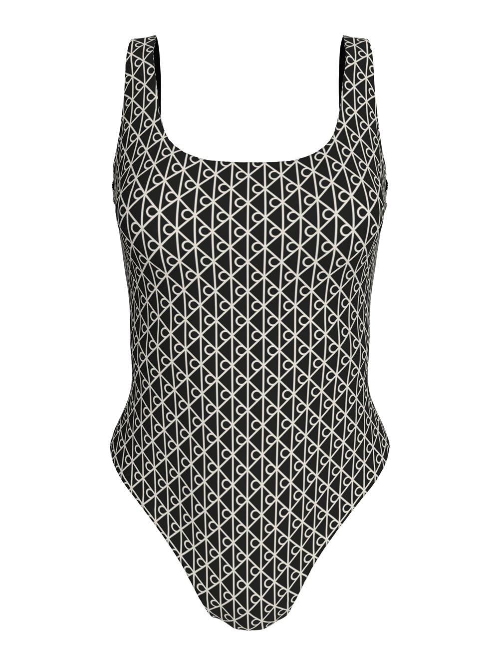 Calvin Klein Scoop Back Kadın Mayo