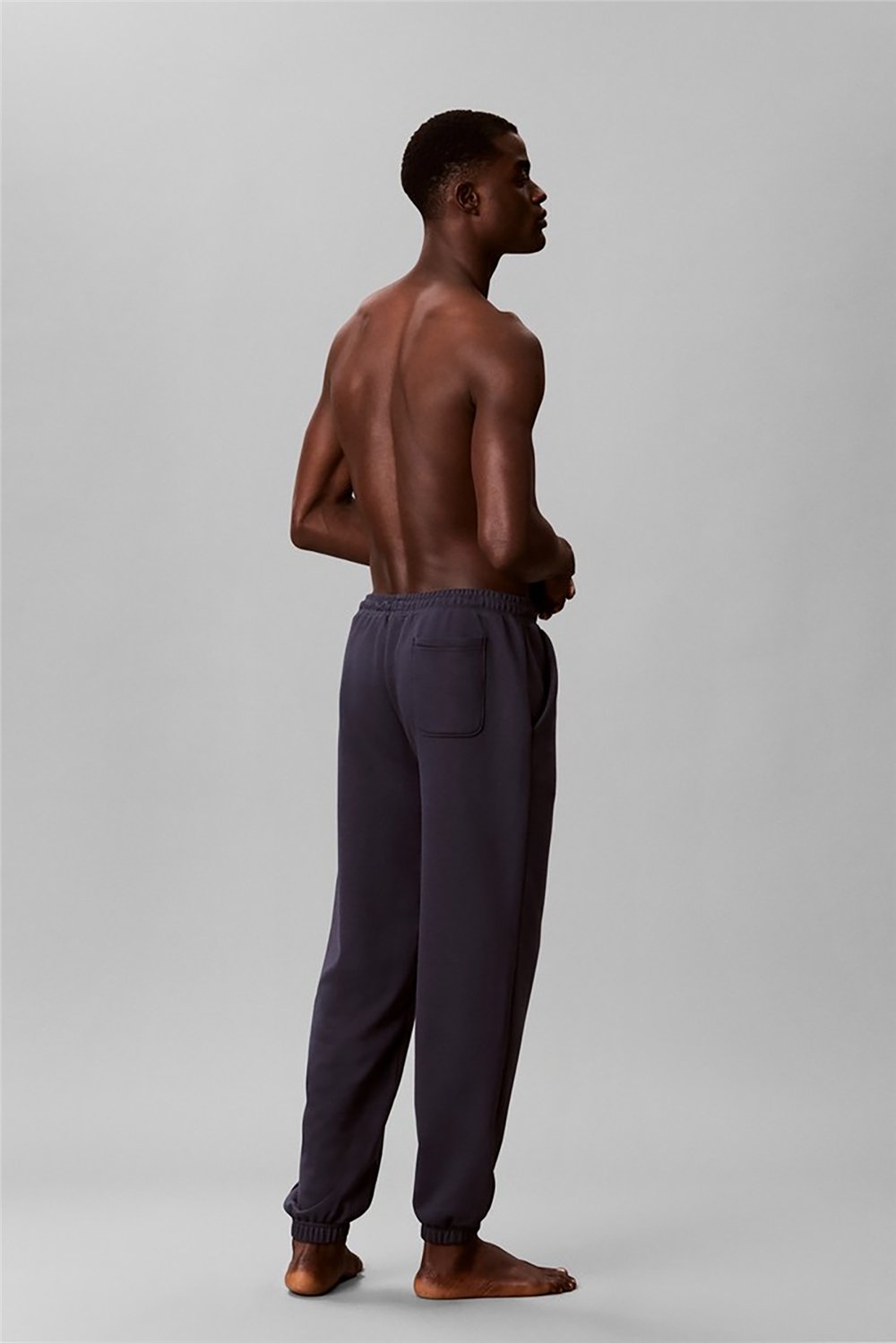 Calvin Klein Script Jogger Erkek Pijama Altı Mavi