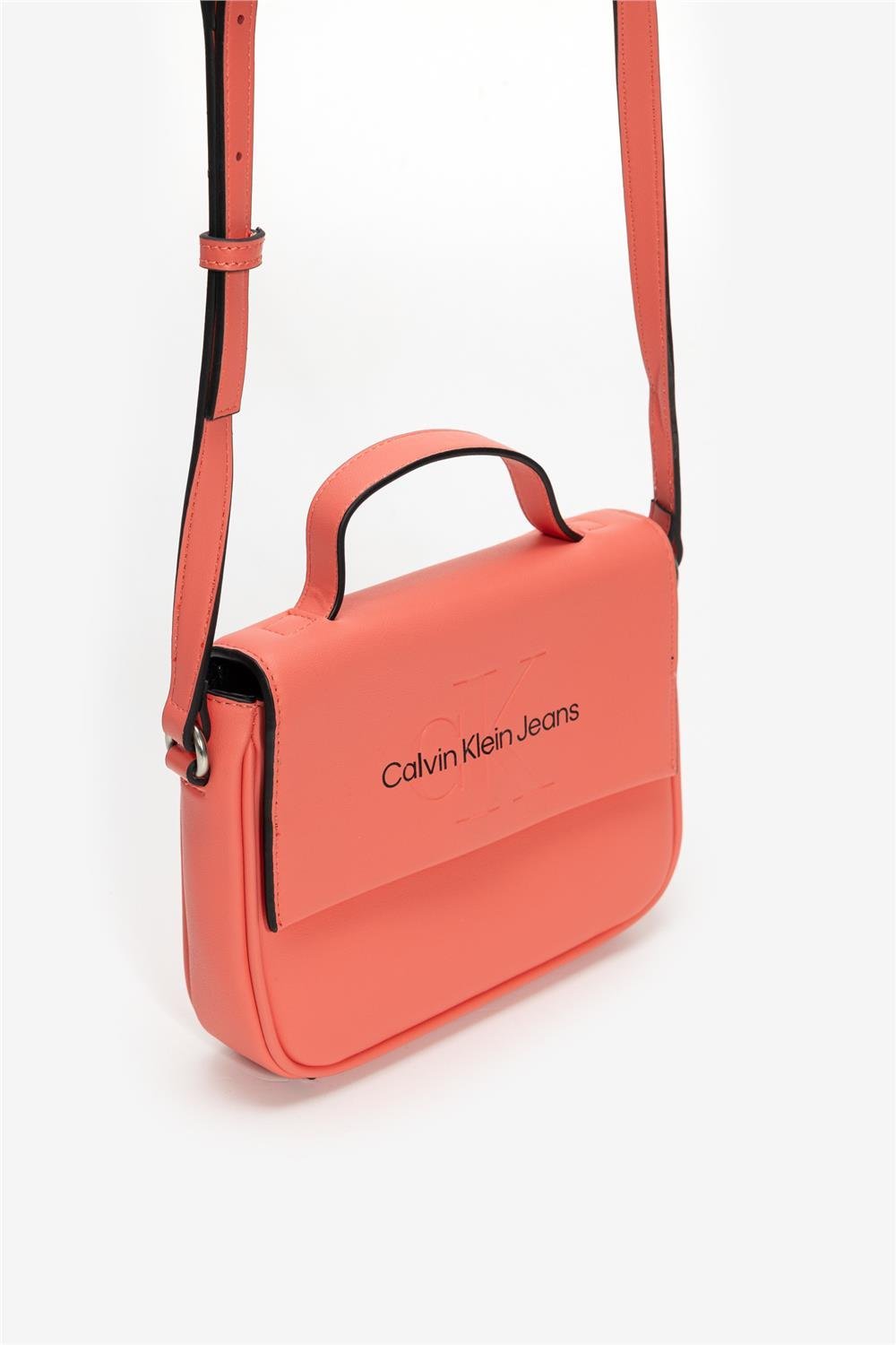 Calvin Klein Sculpted Boxy Flap Cb20 Mono Kadın Mini Omuz Çantası
