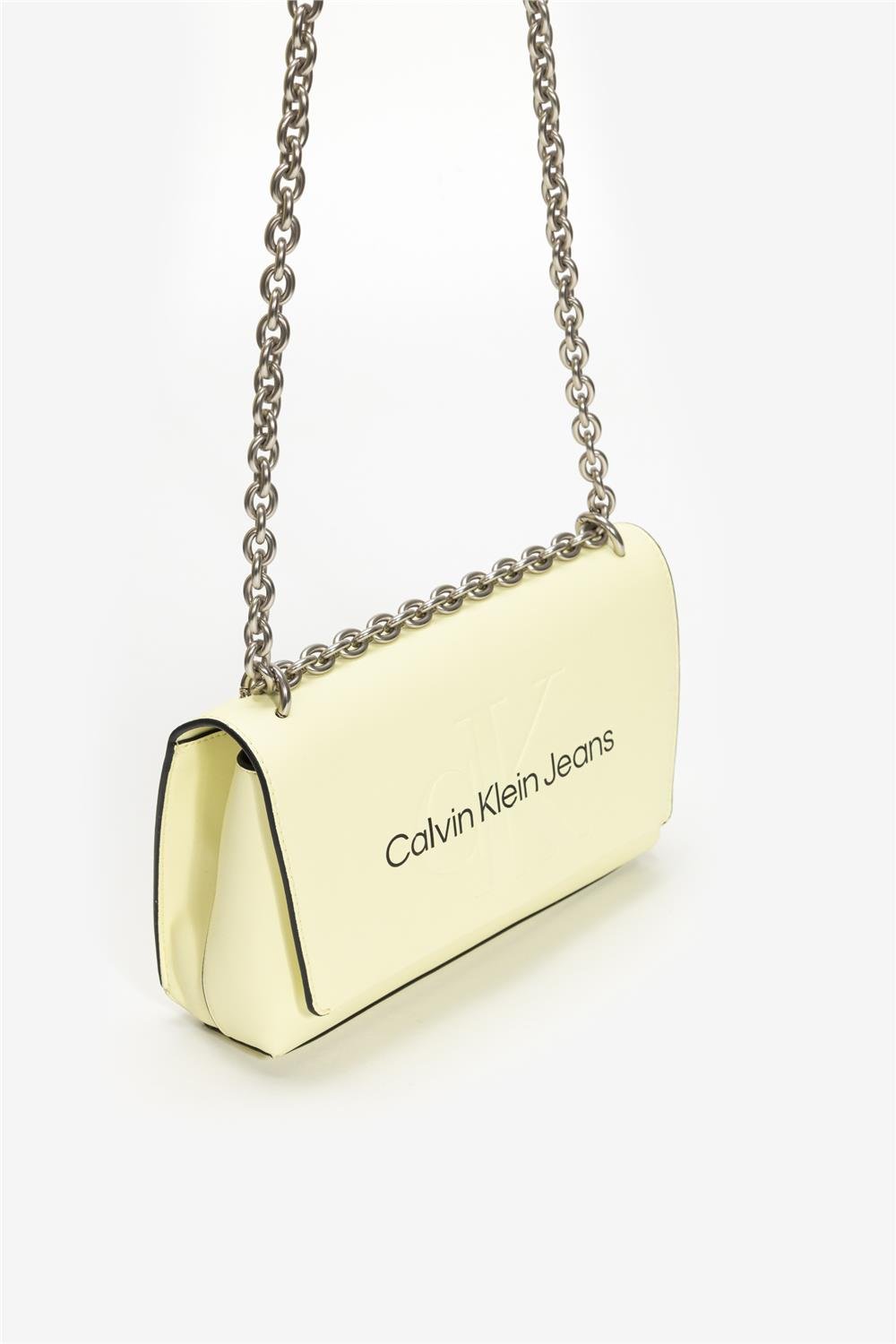 Calvin Klein Sculpted Ew Flap Conv25 Mono Kadın Mini Omuz Çantası