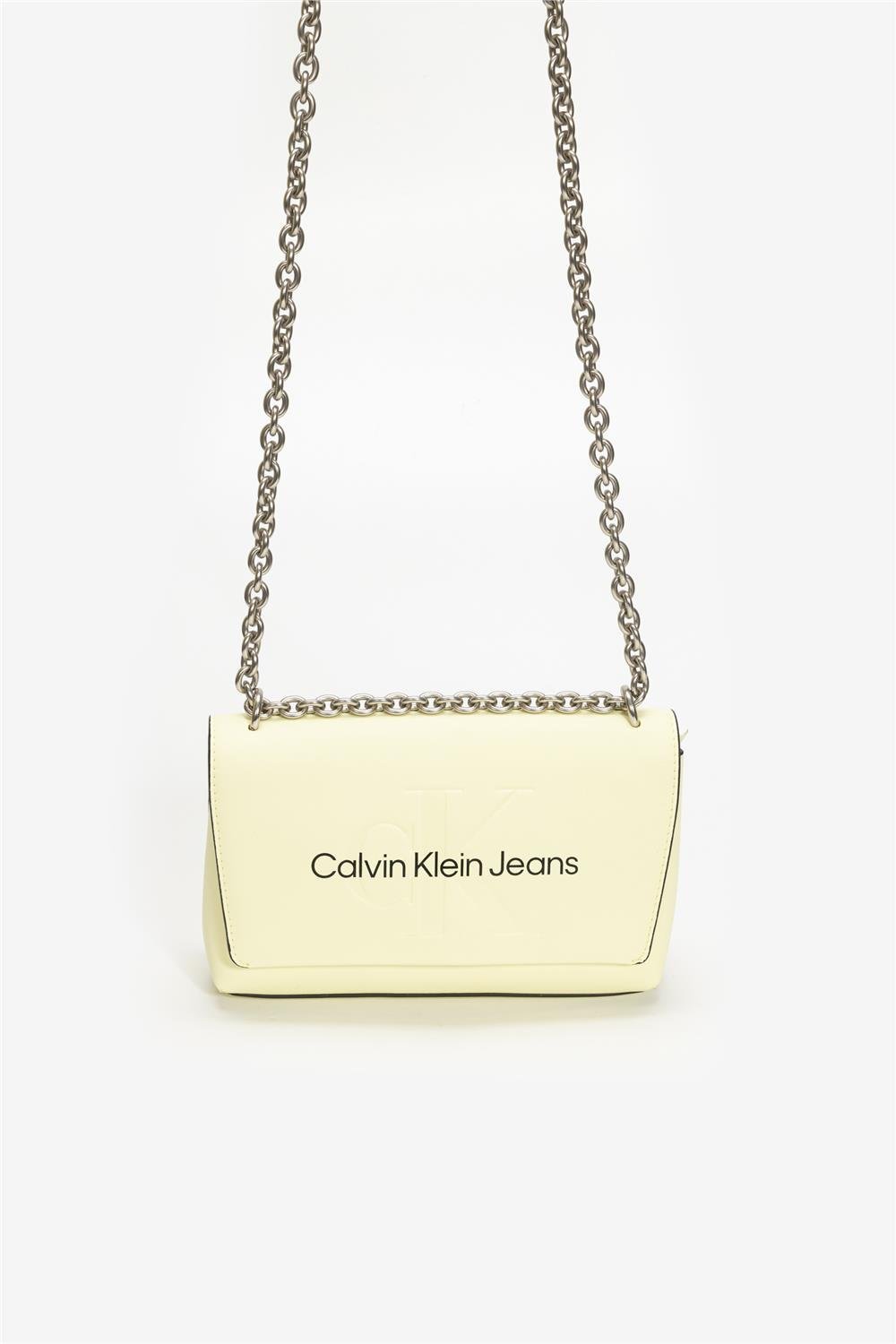 Calvin Klein Sculpted Ew Flap Conv25 Mono Kadın Mini Omuz Çantası