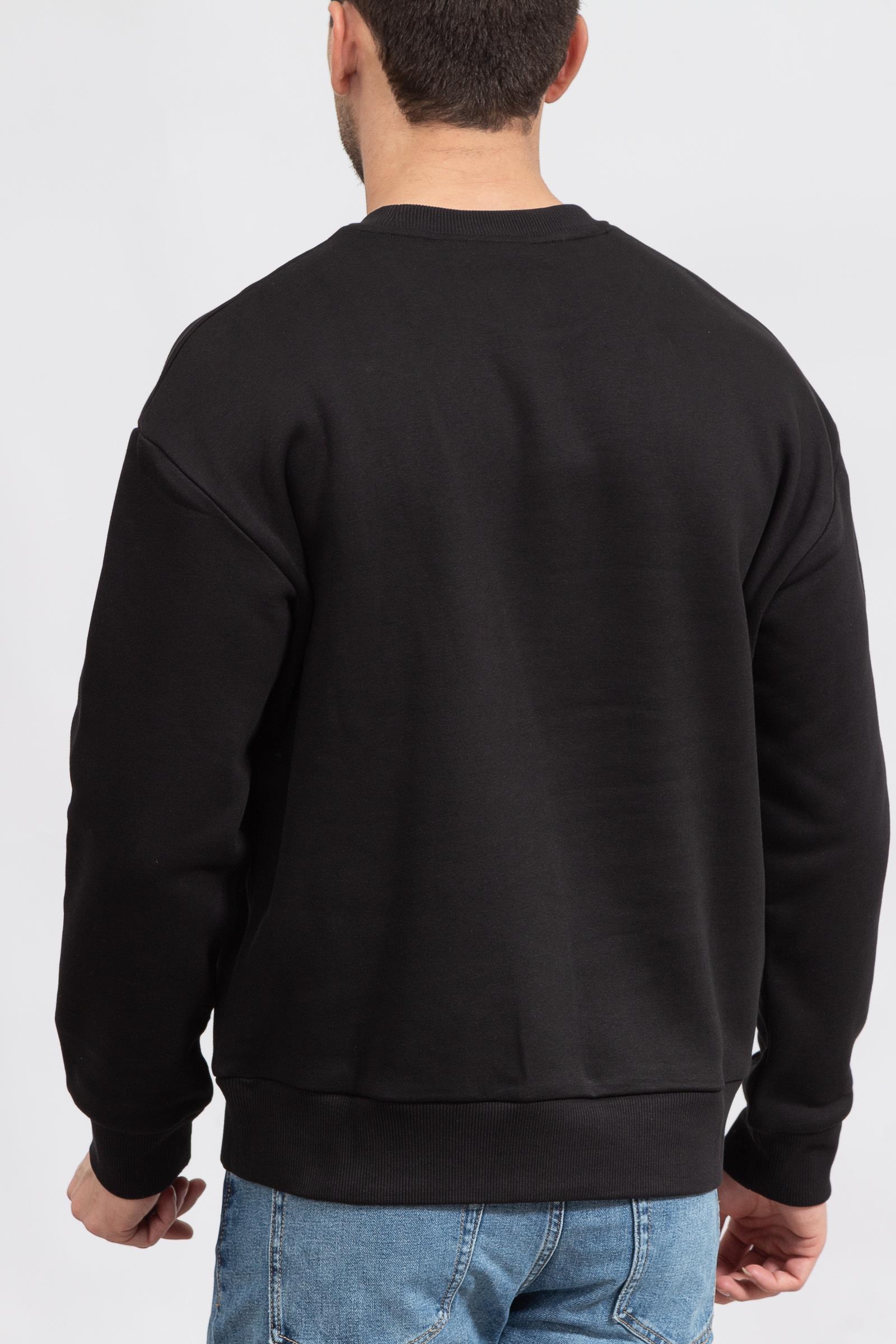 Calvin Klein Seasonal Logo D2 Erkek Bisiklet Yaka Sweatshirt