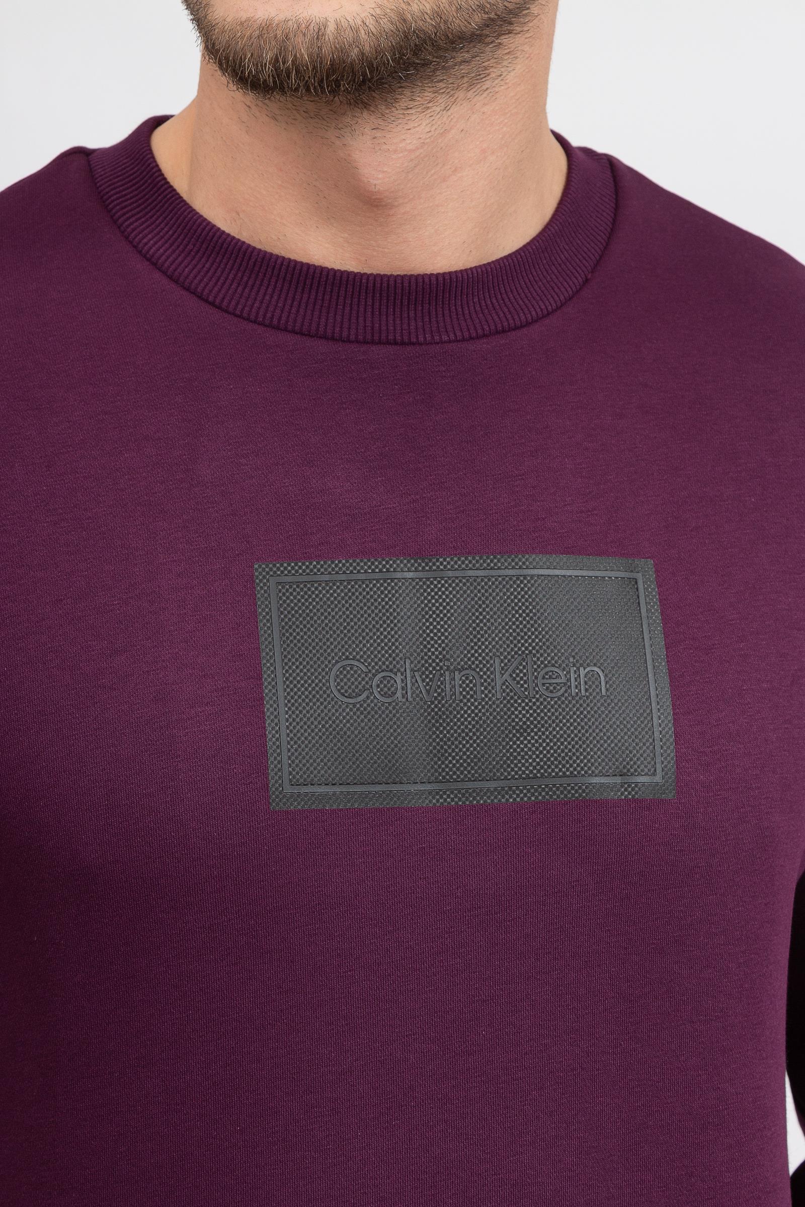 Calvin Klein Seasonal Logo D2 Erkek Bisiklet Yaka Sweatshirt