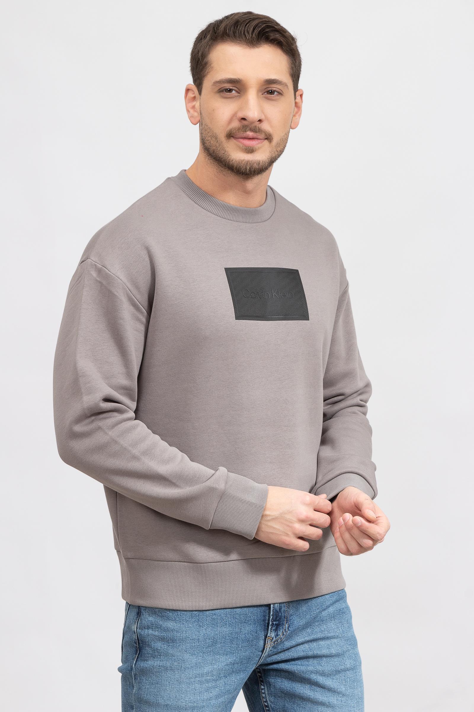 Calvin Klein Seasonal Logo D2 Erkek Bisiklet Yaka Sweatshirt