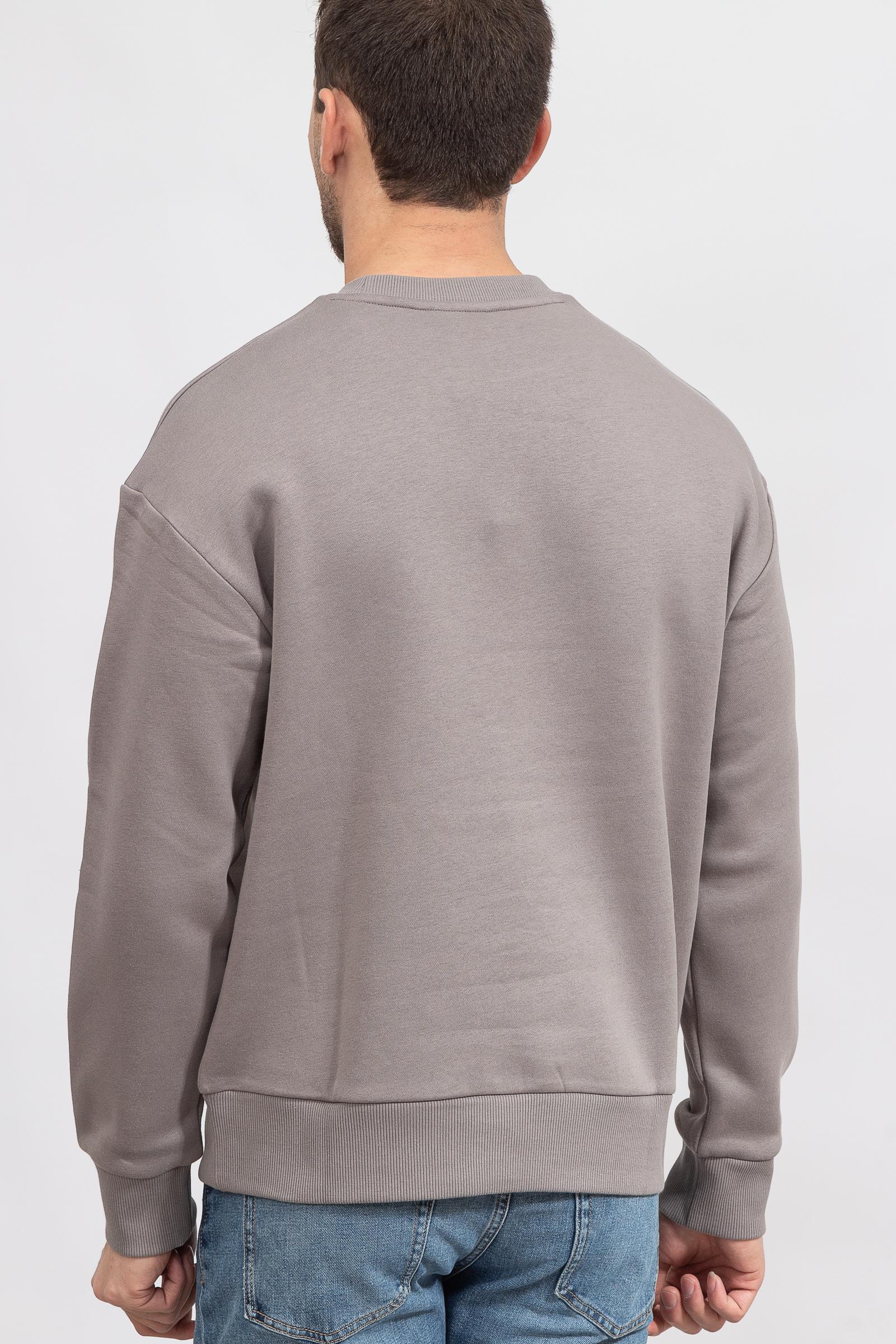 Calvin Klein Seasonal Logo D2 Erkek Bisiklet Yaka Sweatshirt