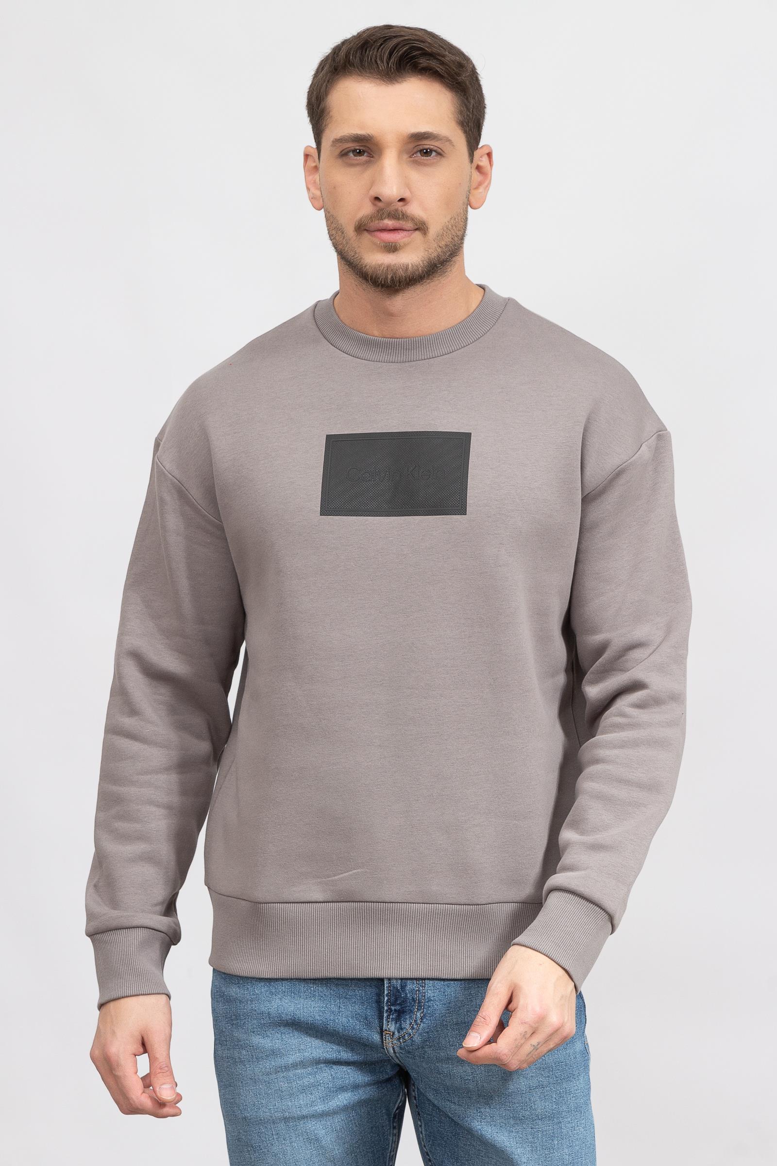 Calvin Klein Seasonal Logo D2 Erkek Bisiklet Yaka Sweatshirt