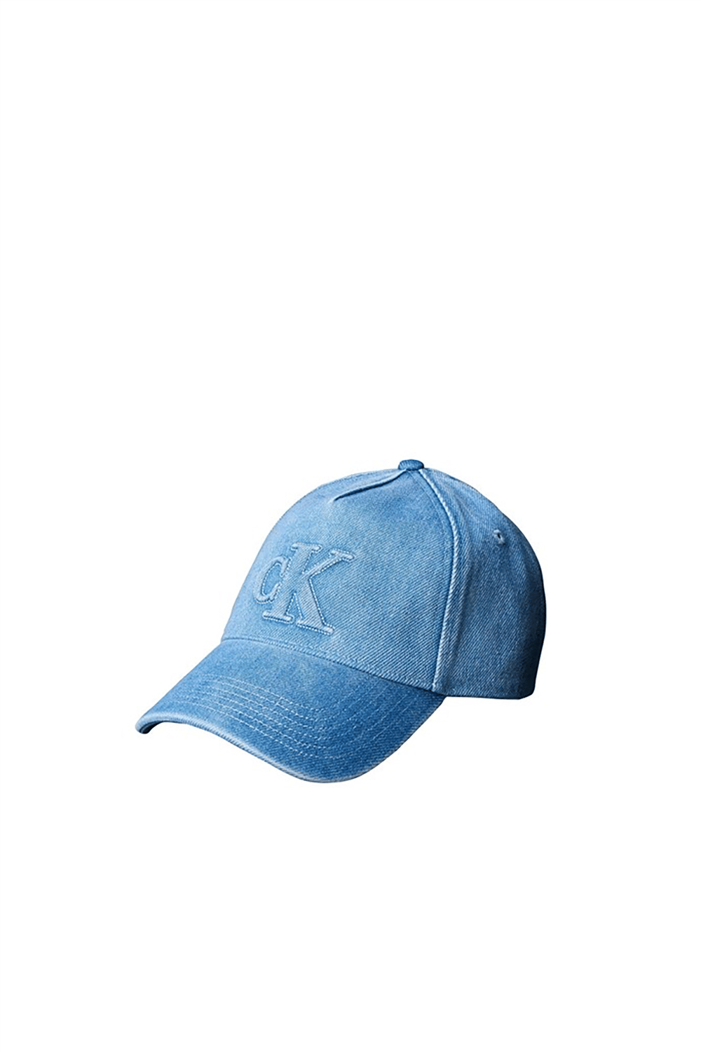 Calvin Klein Seasonal Logo Denim Cap Erkek Baseball Şapka Mavi