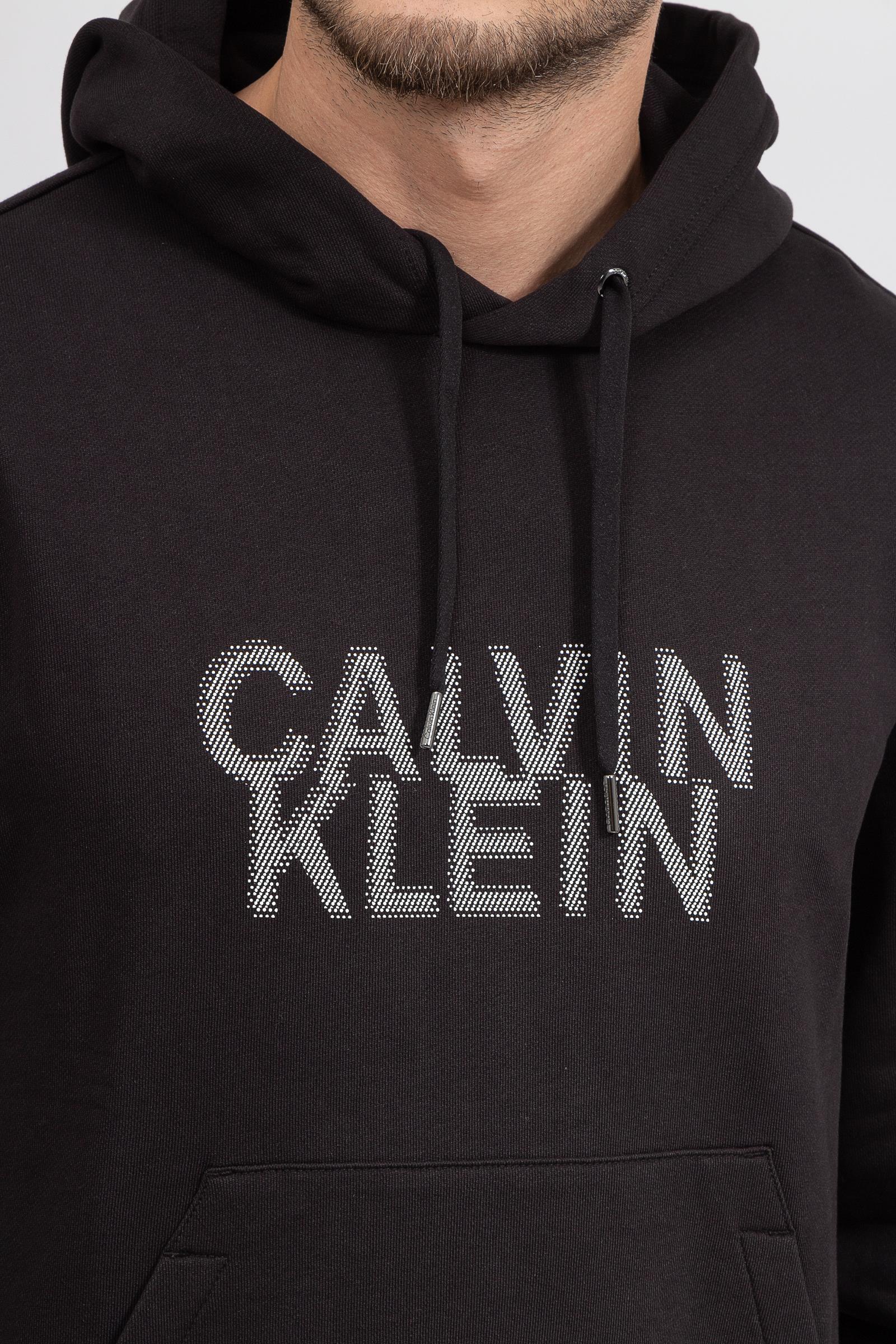 Calvin Klein Seasonal Logo Erkek Kapüşonlu Sweatshirt