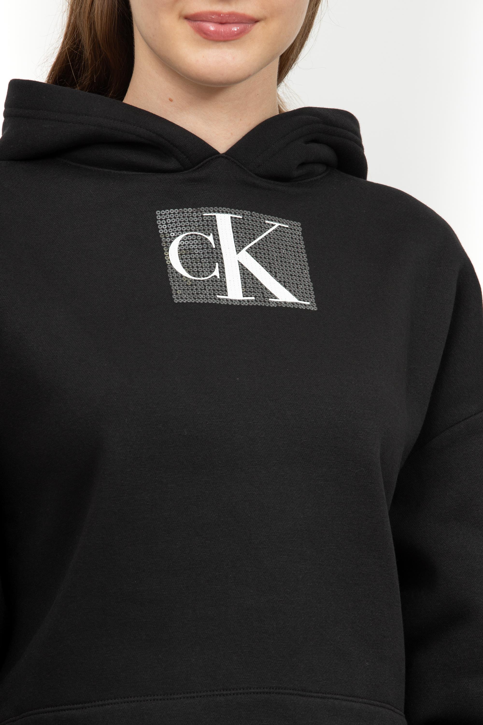 Calvin Klein Sequin Kadın Kapüşonlu Sweatshirt